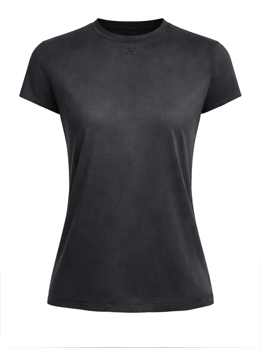 COURREGES SOLARIZED OVERSIZED T-SHIRT
