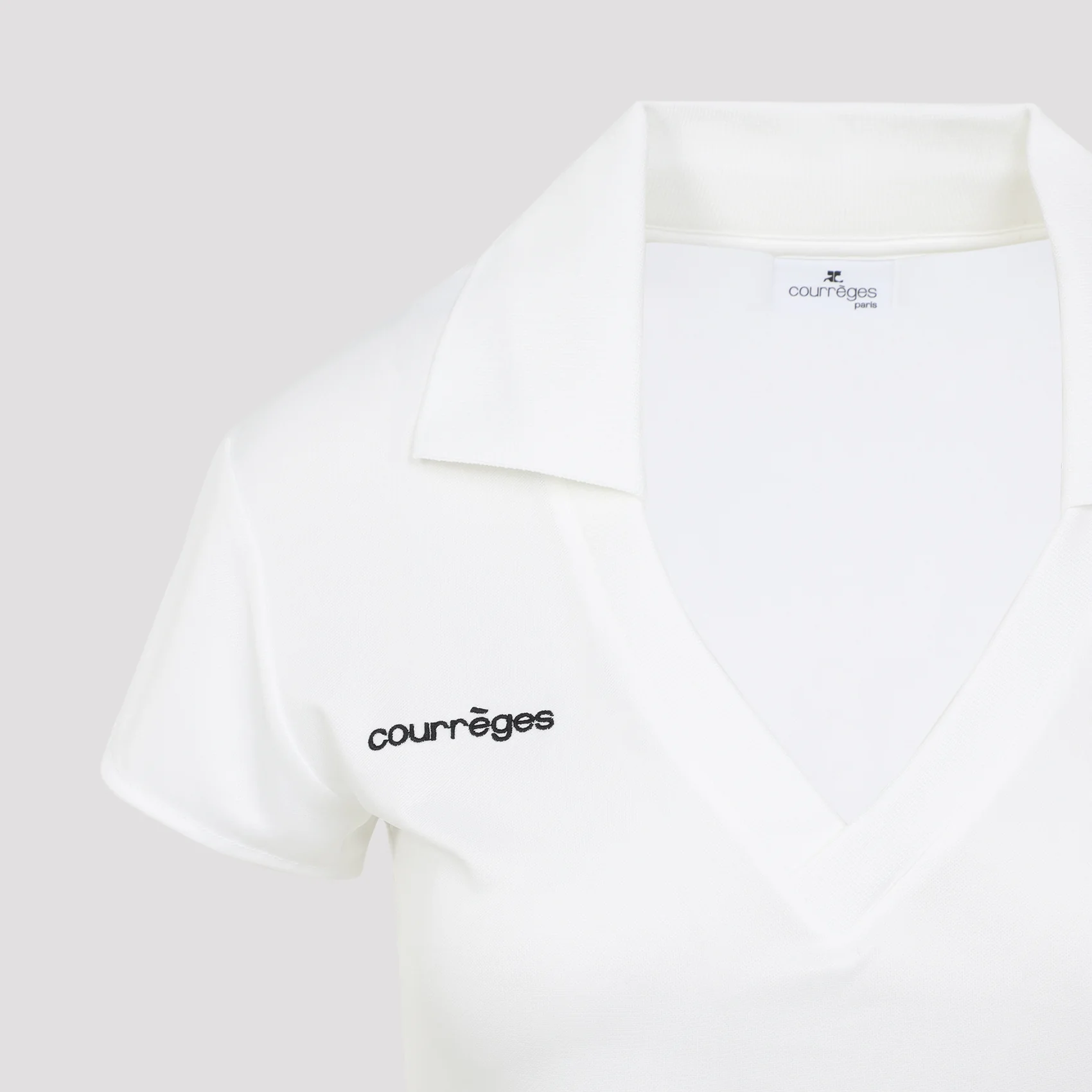 Courreges Sports Cropped Polo - Image 5