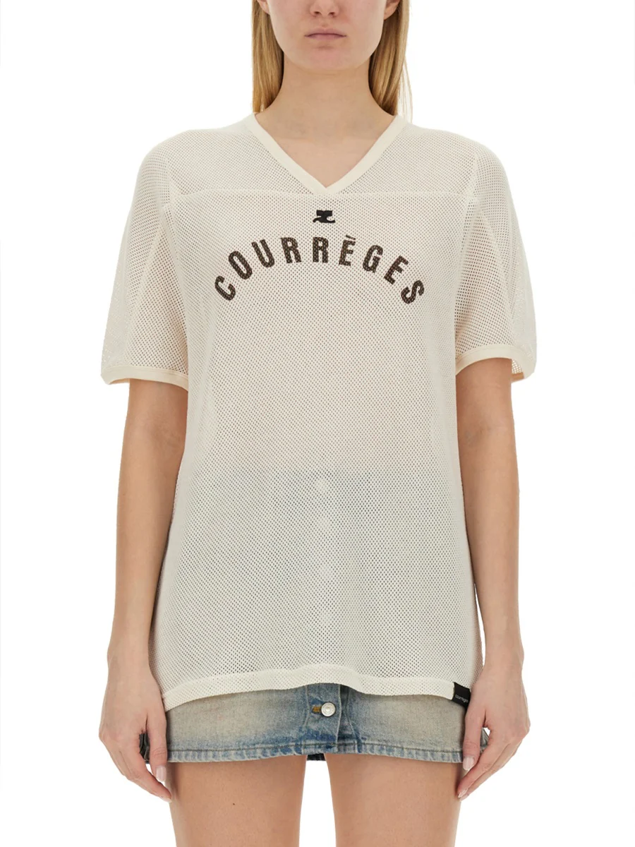 COURREGES T-shirt with Logo