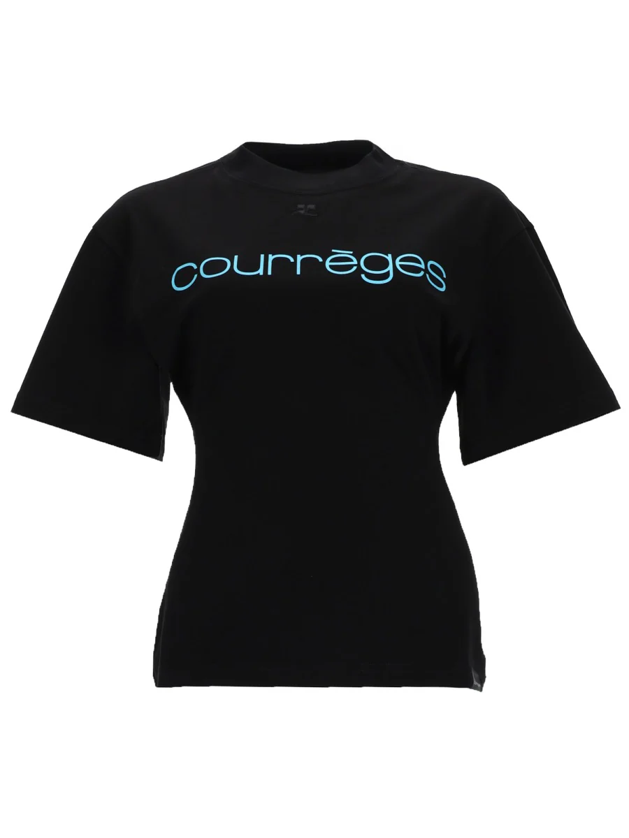 COURREGES Waisted Printed T-Shirt