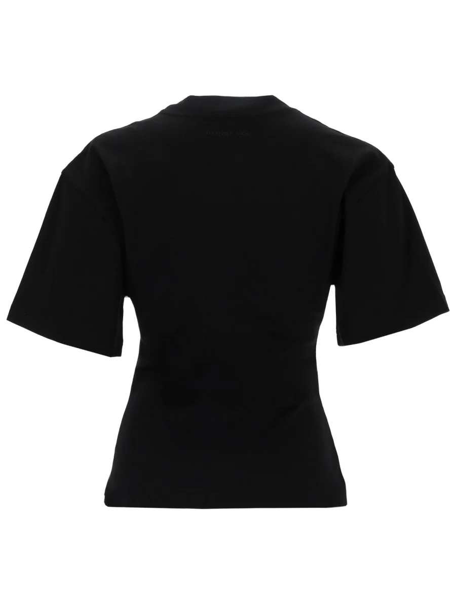 COURREGES Waisted Printed T-Shirt - Image 3