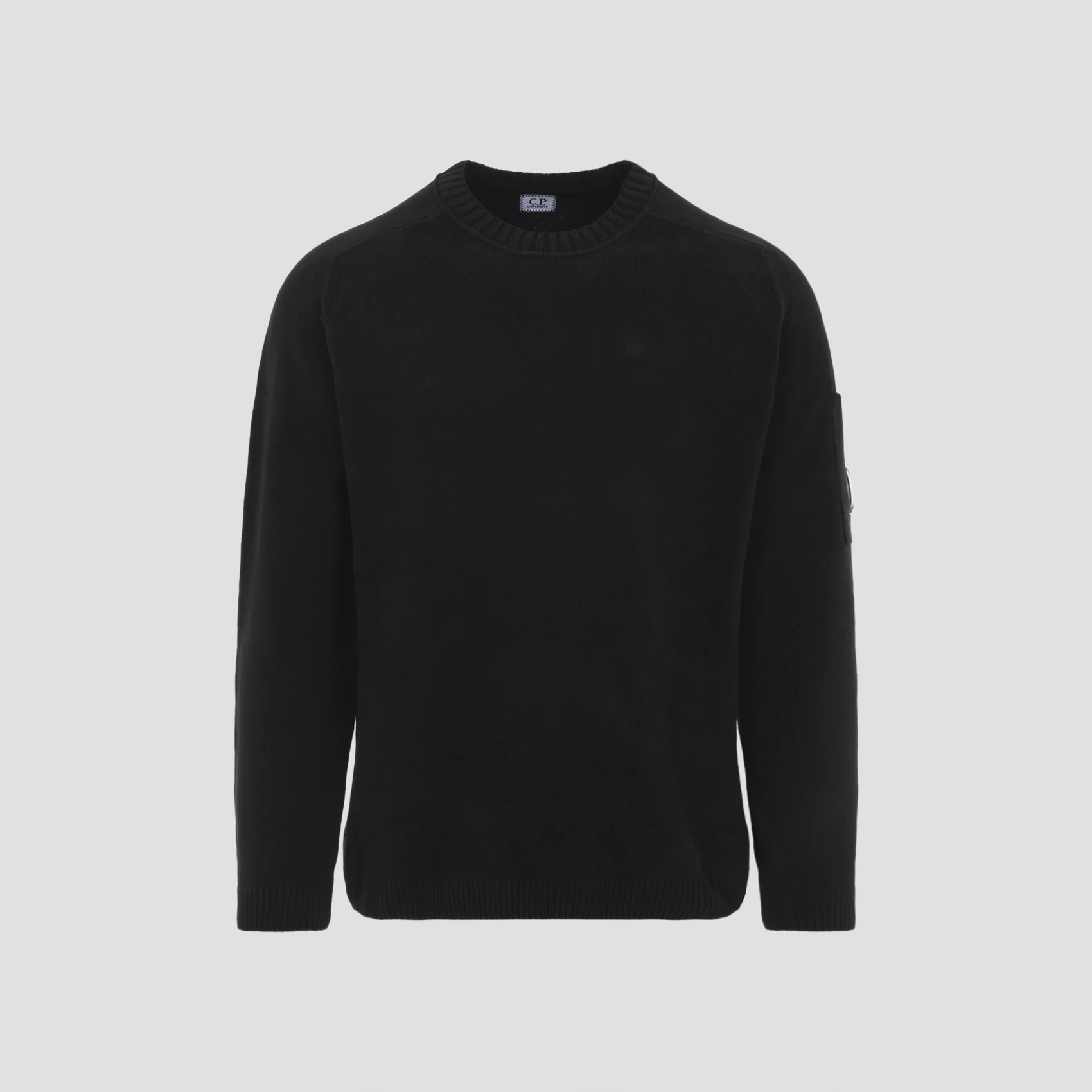 Cp Company Cotton Chenille Crewneck Lens Sweater