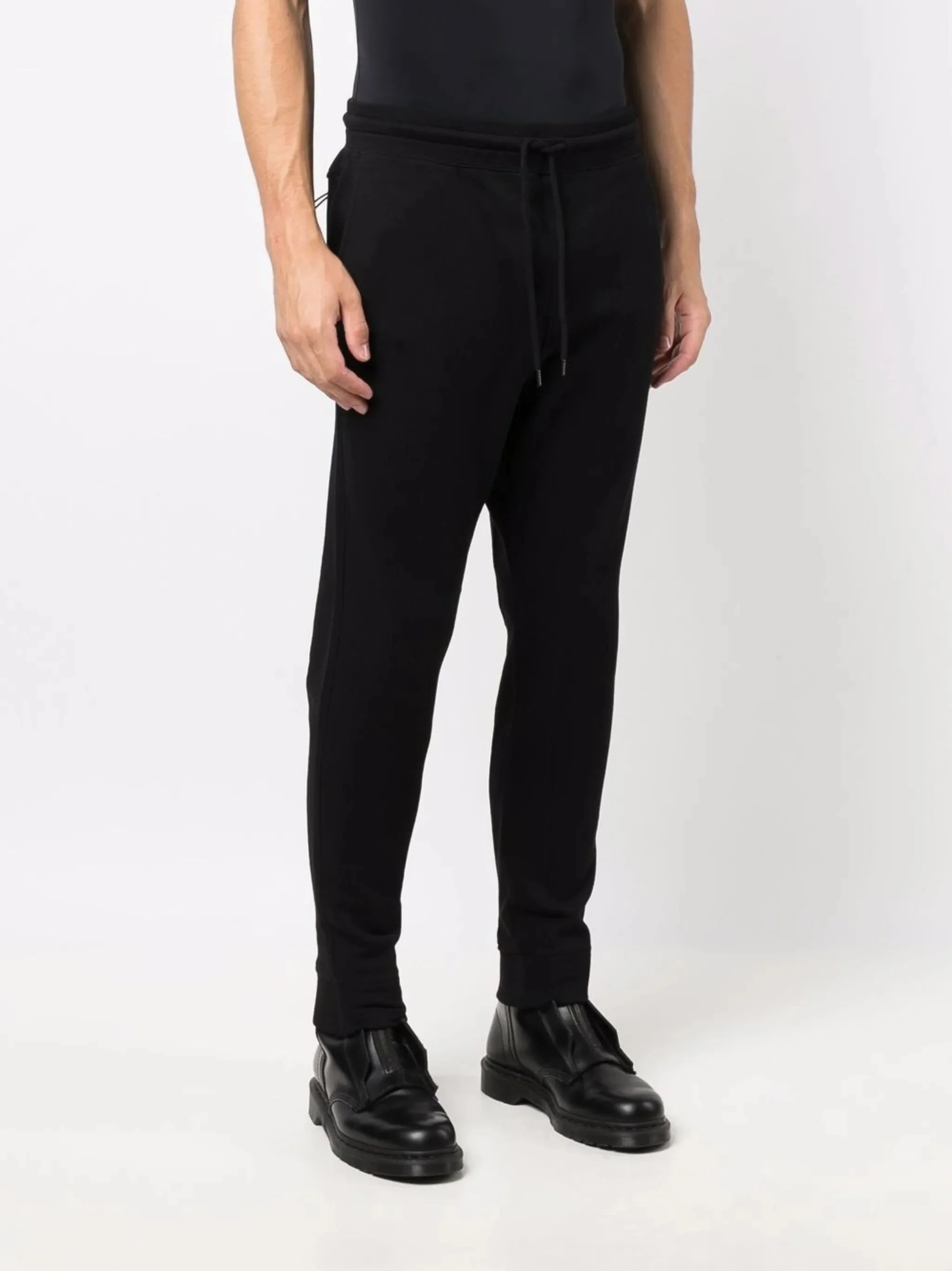 Cp Company Fleece Cargo Pants with Internal Drawstring Waist and Lens Pocket - Image 3