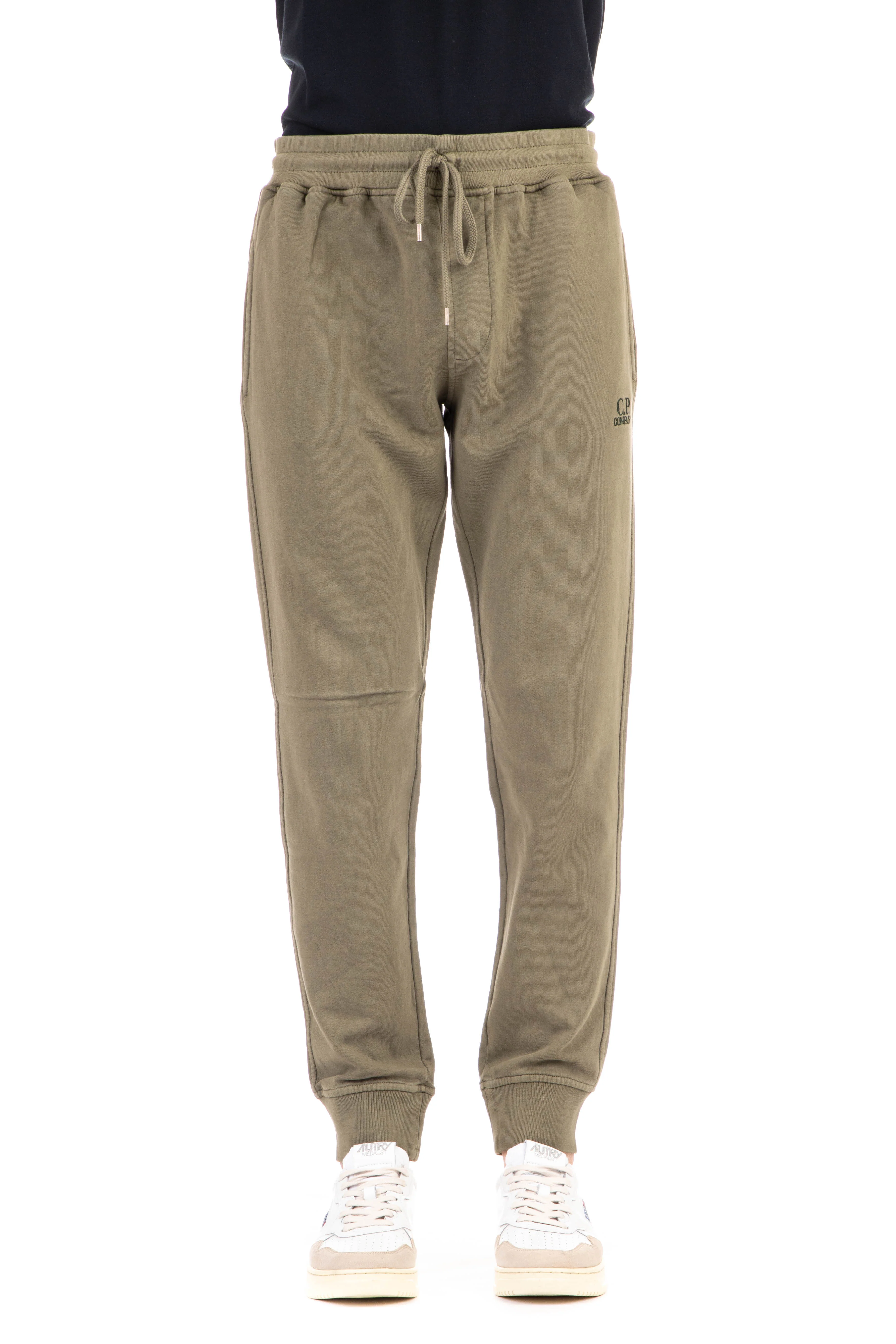 Cp Company Lightweight Drawstring Pants with Logo Detail - Image 2