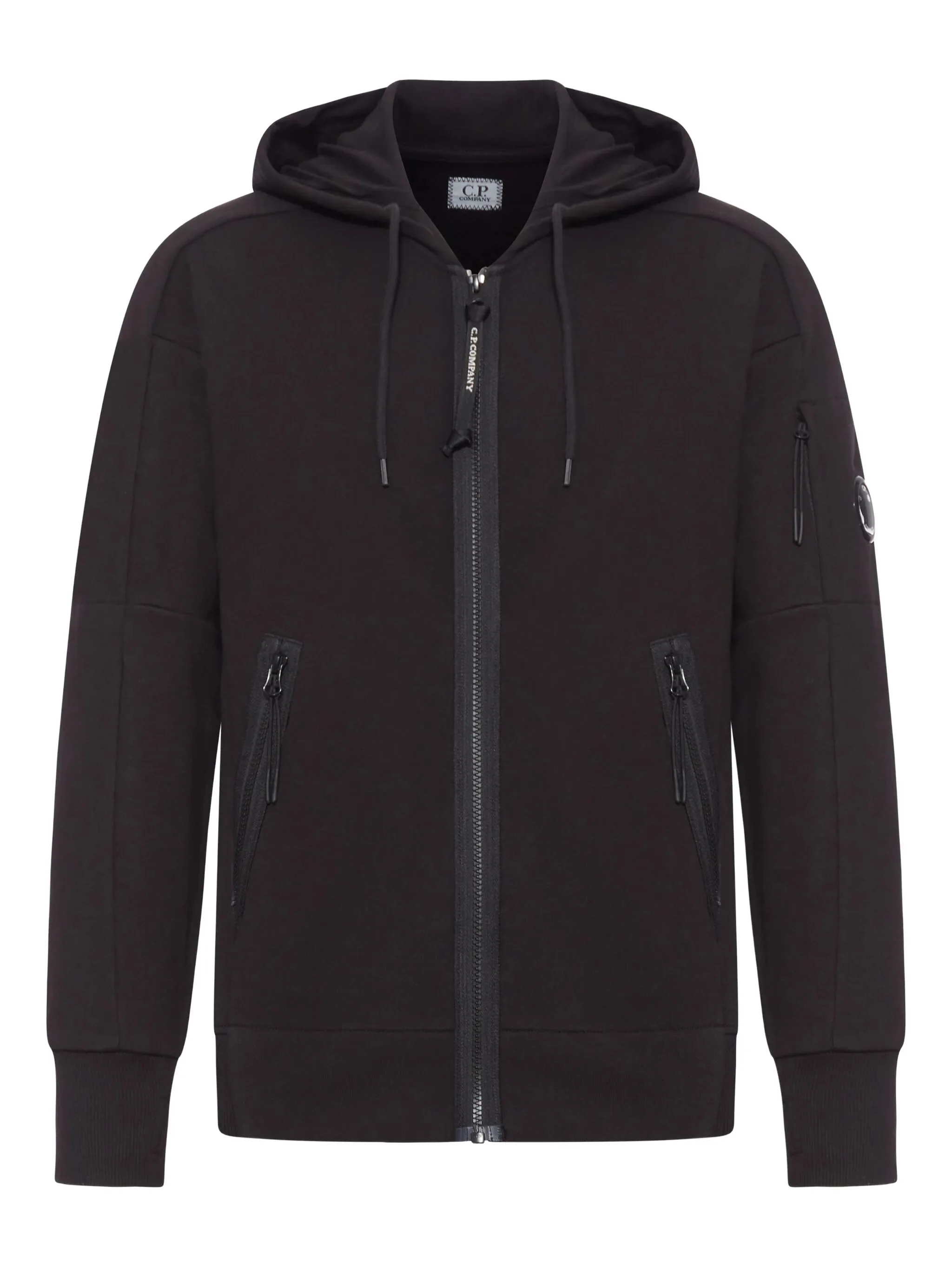 Cp Company Men's Adjustable Hooded Full Zip Sweatshirt Size M