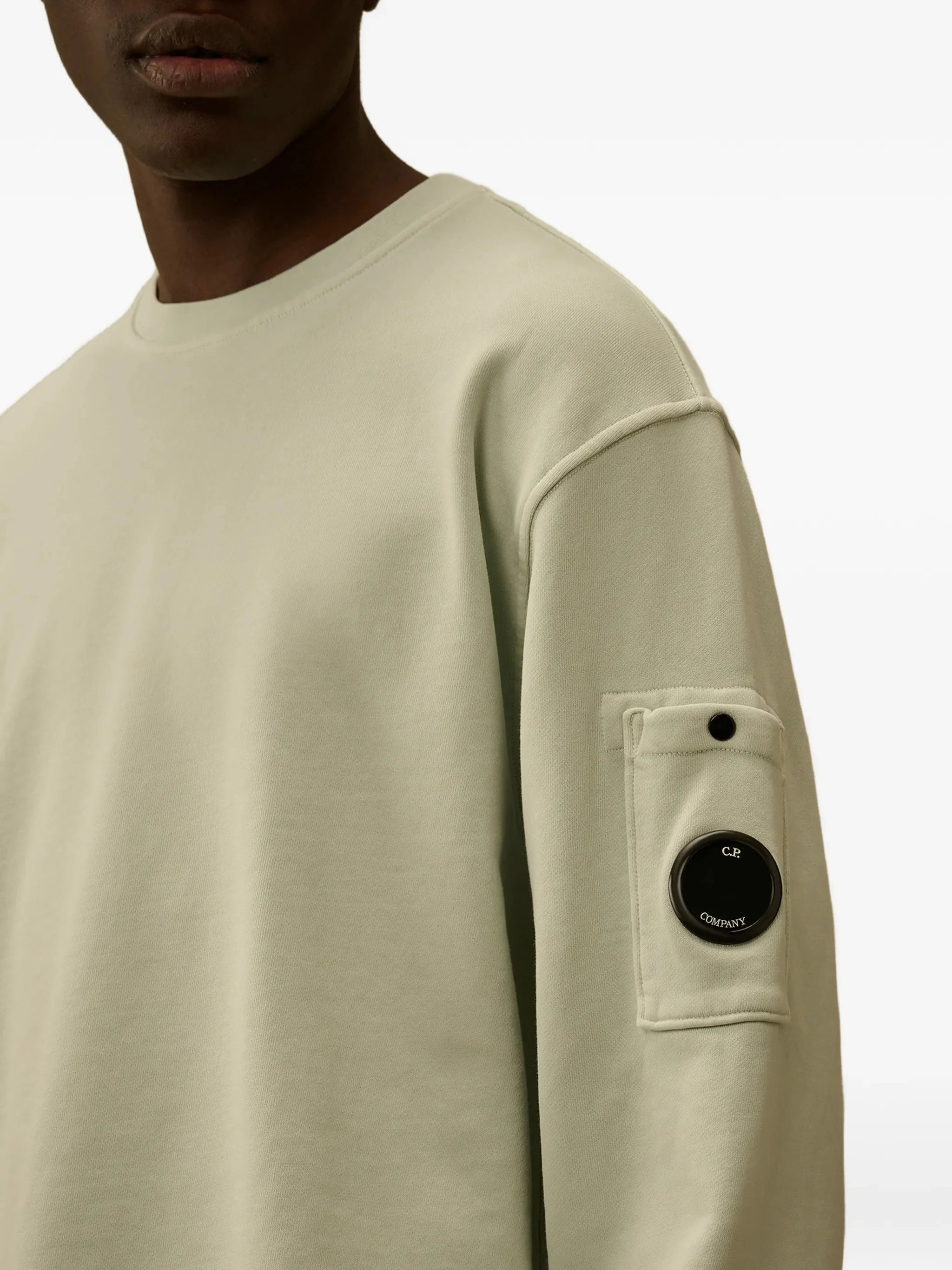 Cp Company Men's Mini Cotton Crewneck Sweatshirt with Pocket - Image 5