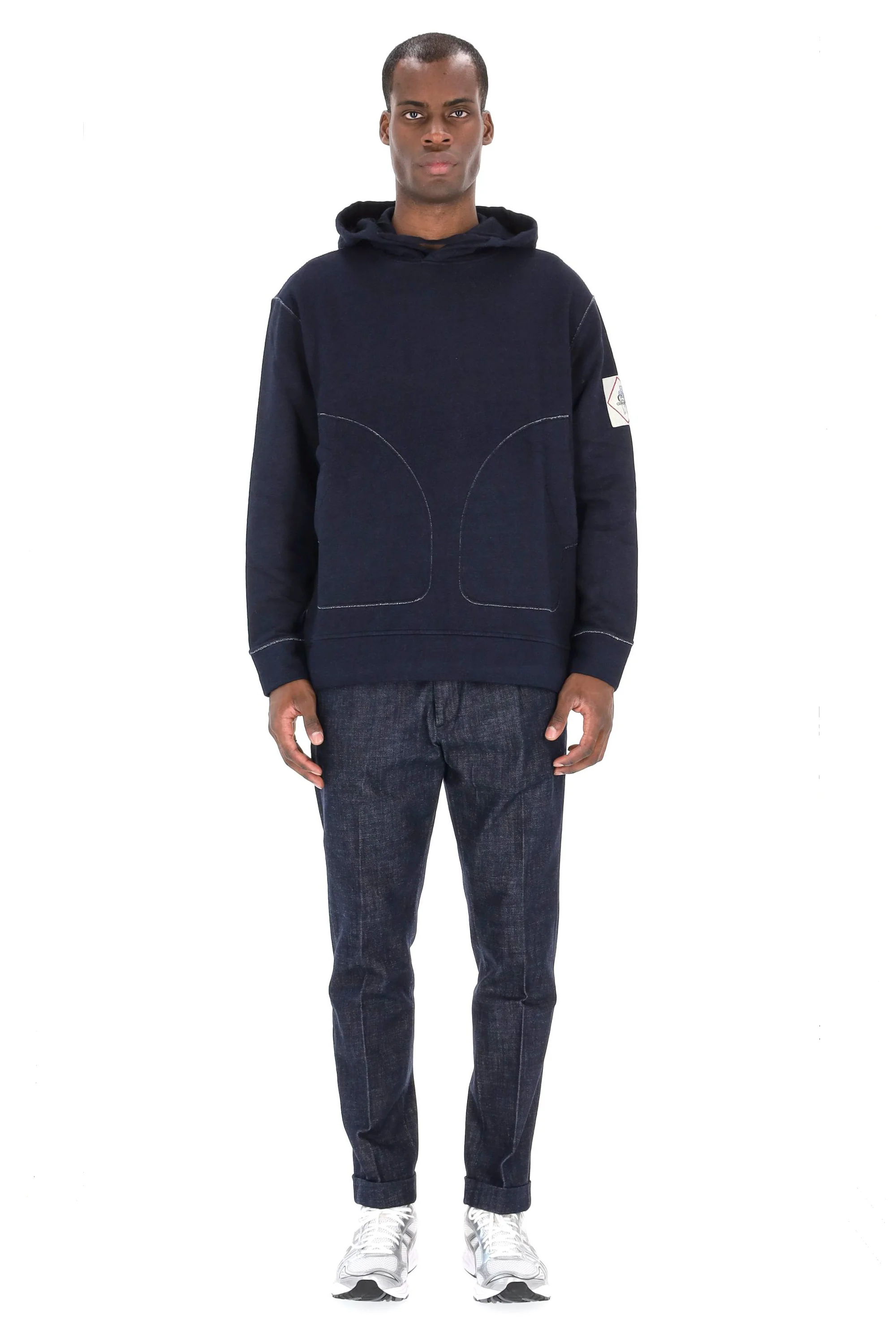 Cp Company Mini Denim Sweater for Men - FW25 Collection
