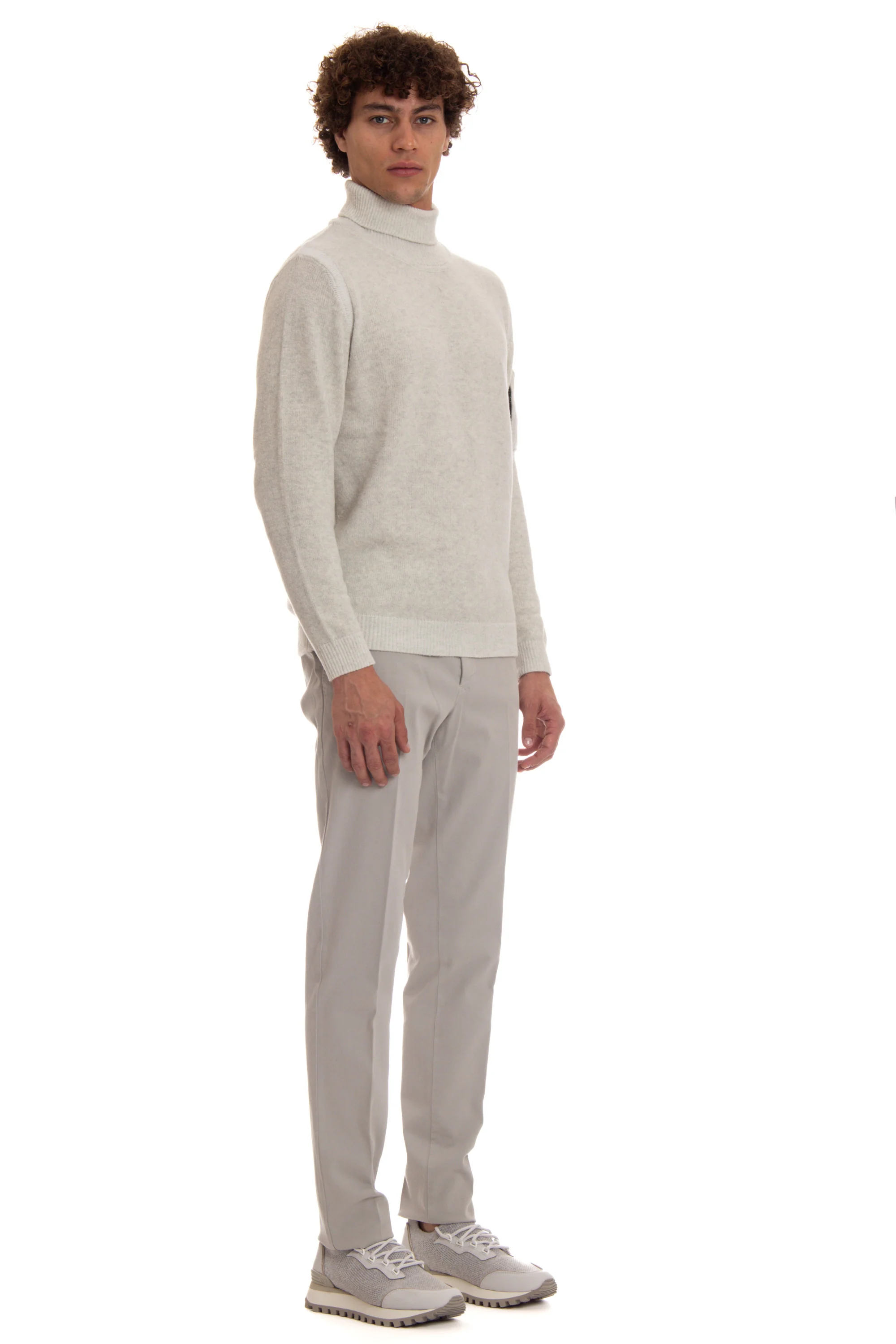Cp Company Mini Essential Sweater for Men - FW24 Collection - Image 2