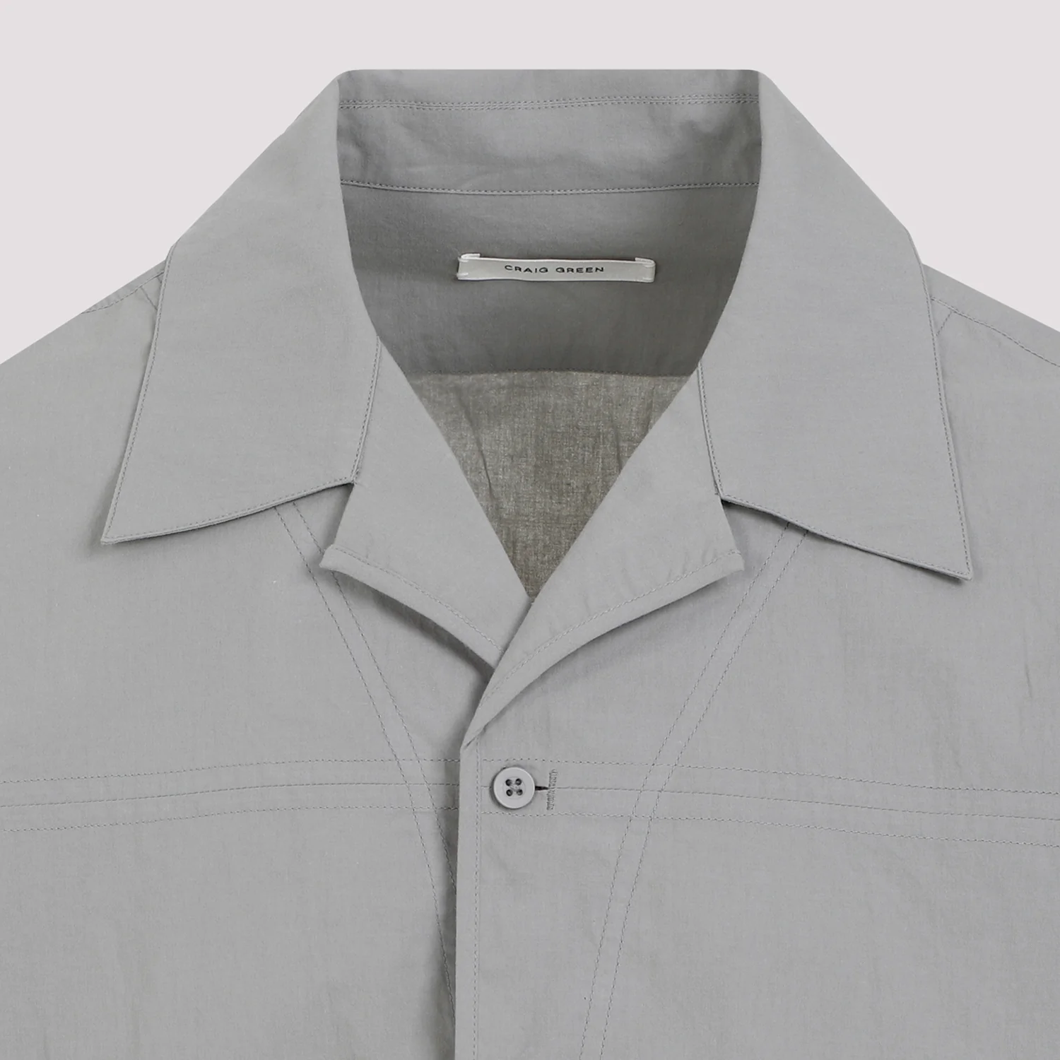 Craig Green Panelled Cotton Short-sleeve Shirt - Image 6