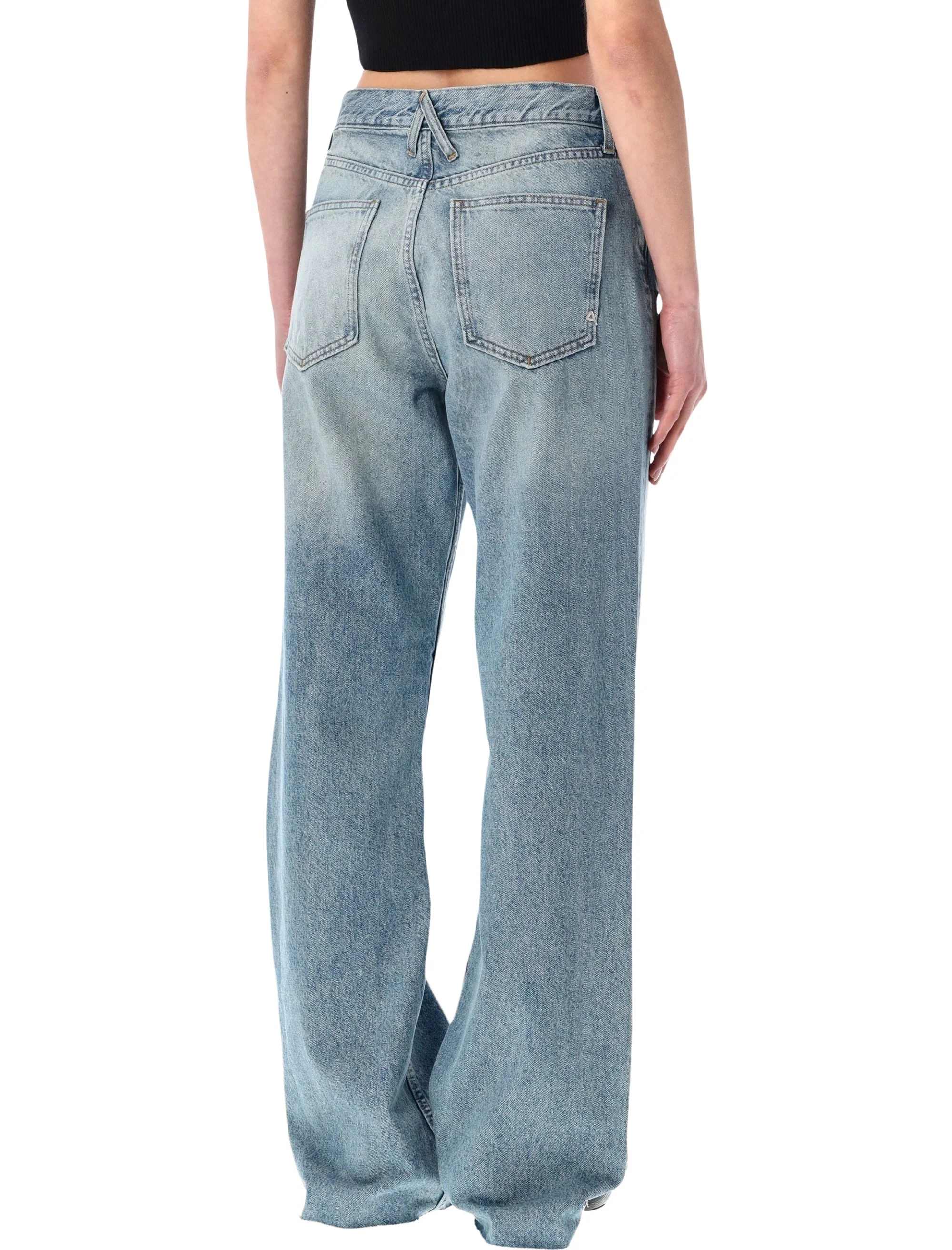 Cycle High-Rise Straight-Fit Jeans for Women - Size 28 - Image 2