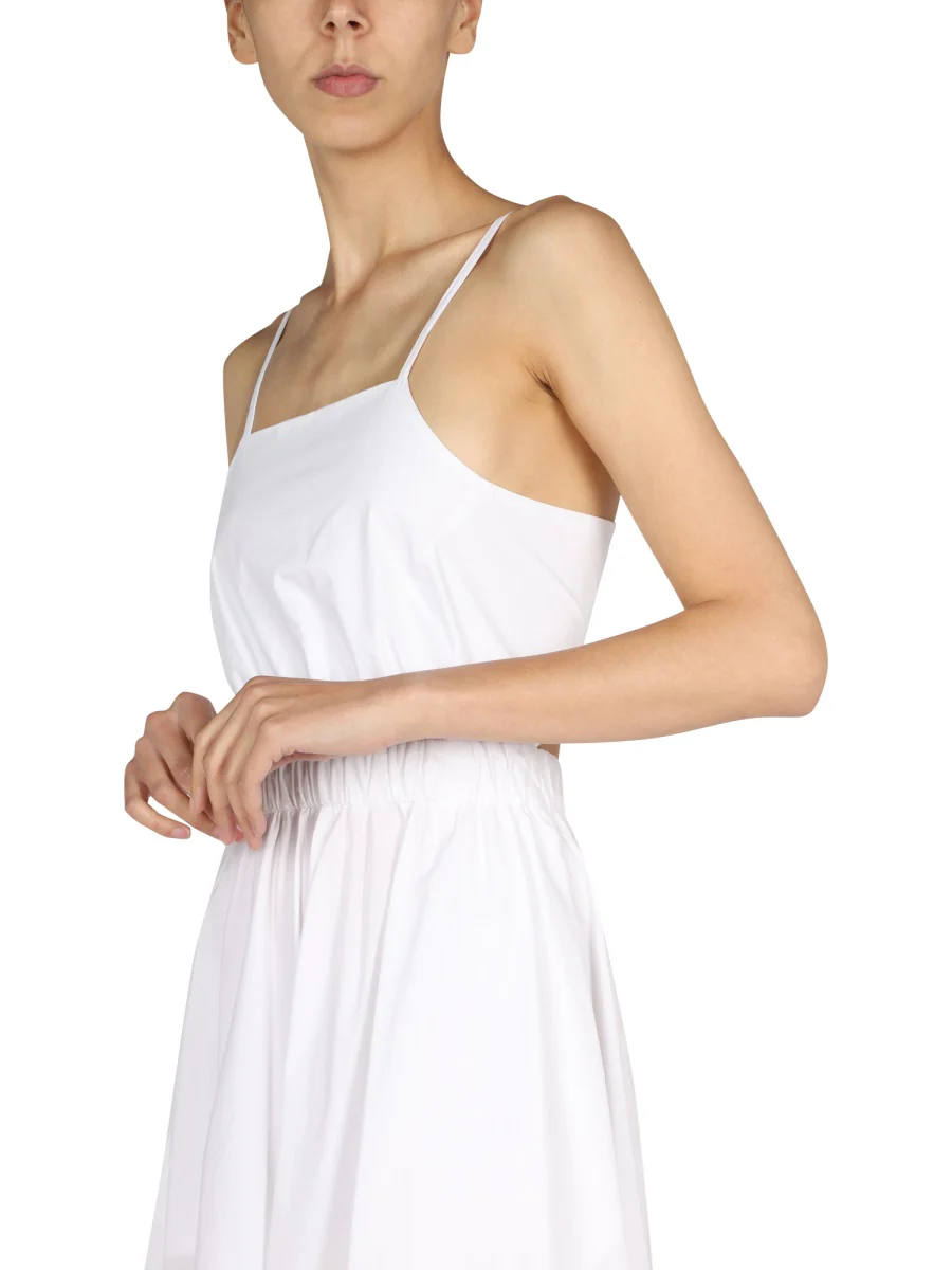 Department Five Square Neck Mini Dress with Lace-Up Back - Image 4