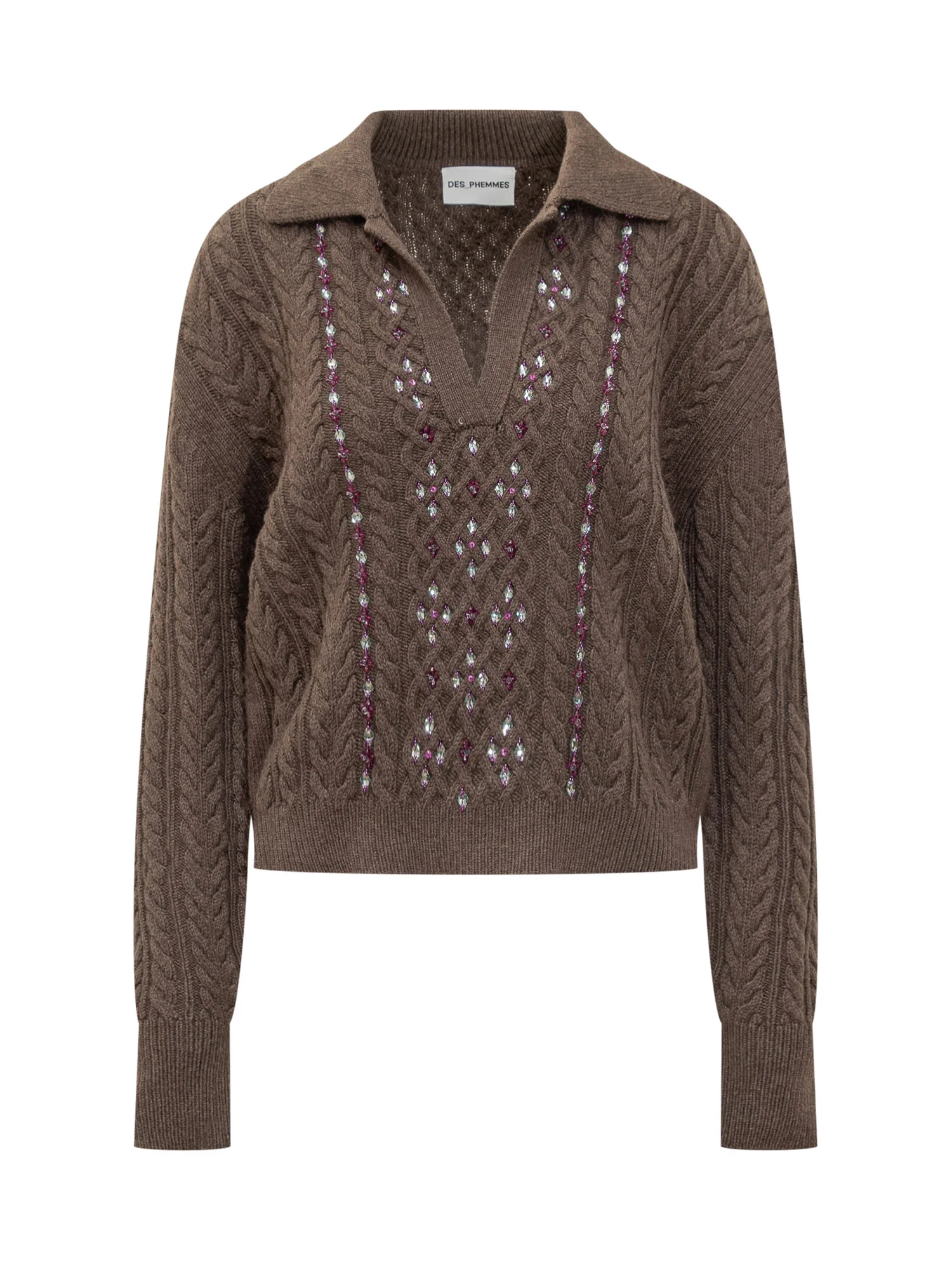 Des Phemmes Chic Pullover with Innovative Design