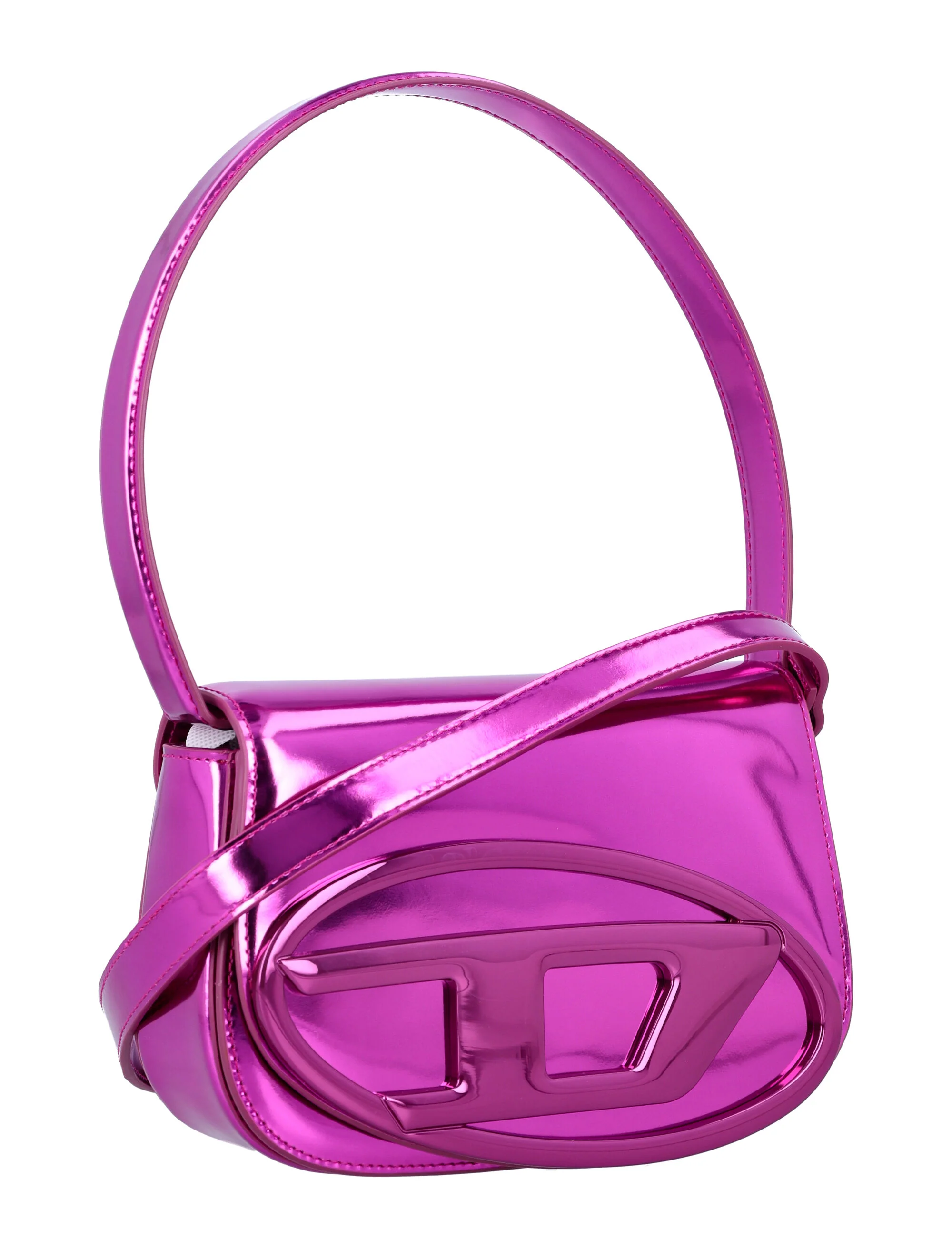 DIESEL 1DR-Iconic Shoulder Bag in Mirrored Leather - Image 7