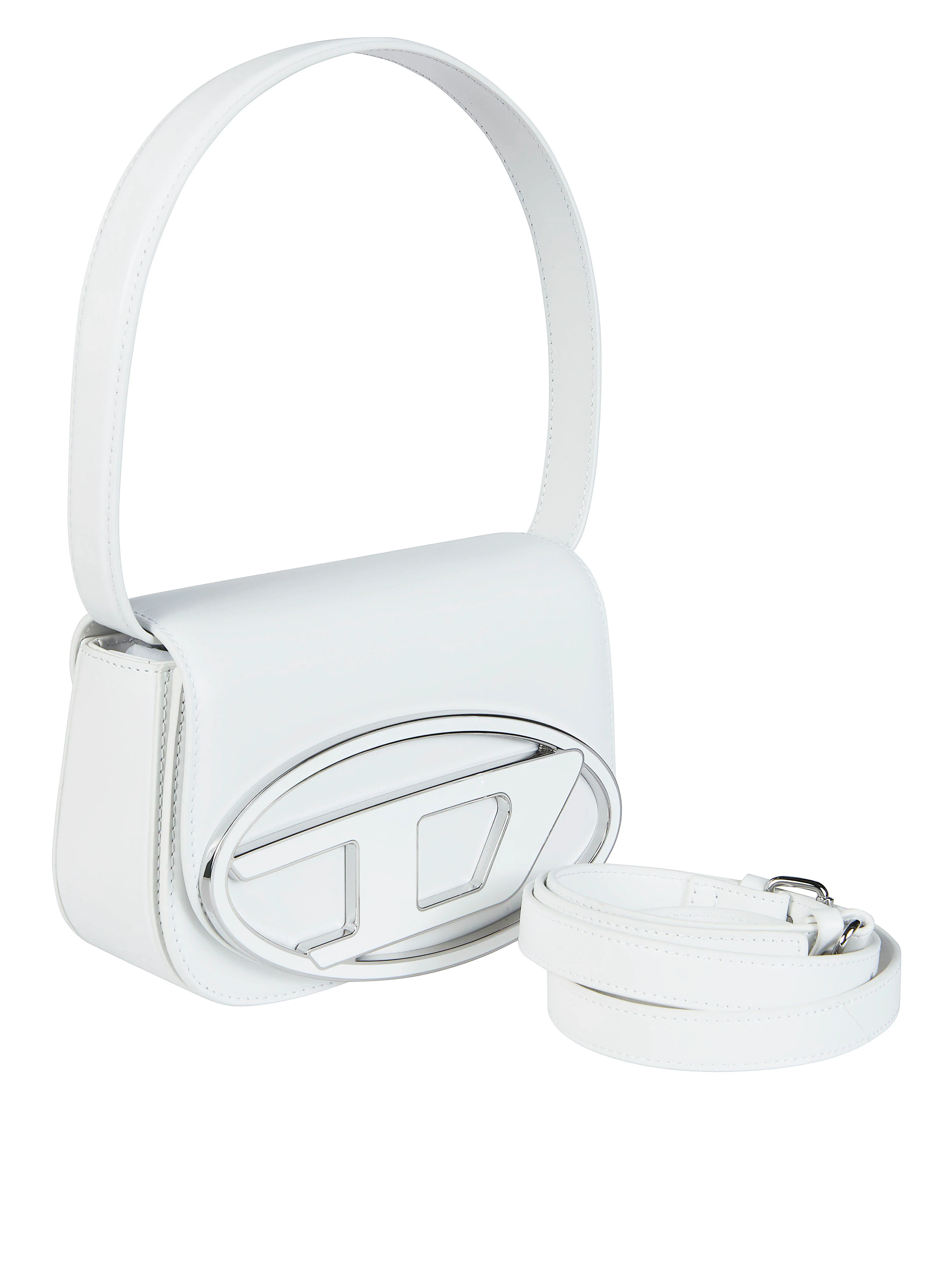 Diesel 1DR-Iconic Shoulder Bag in Nappa Leather - Image 3