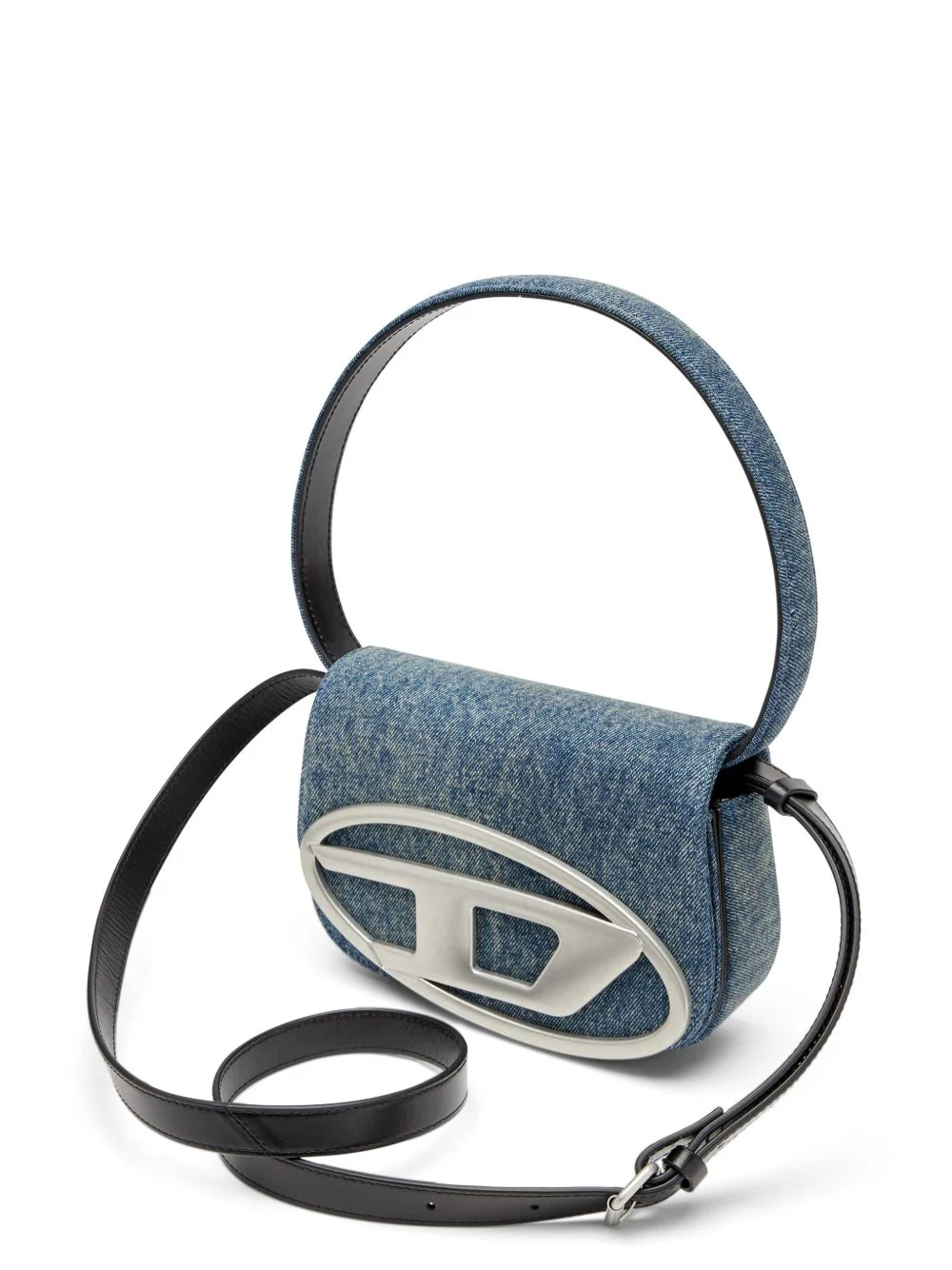 DIESEL 1DR-Iconic Shoulder Bag in Solarised Denim - Image 5