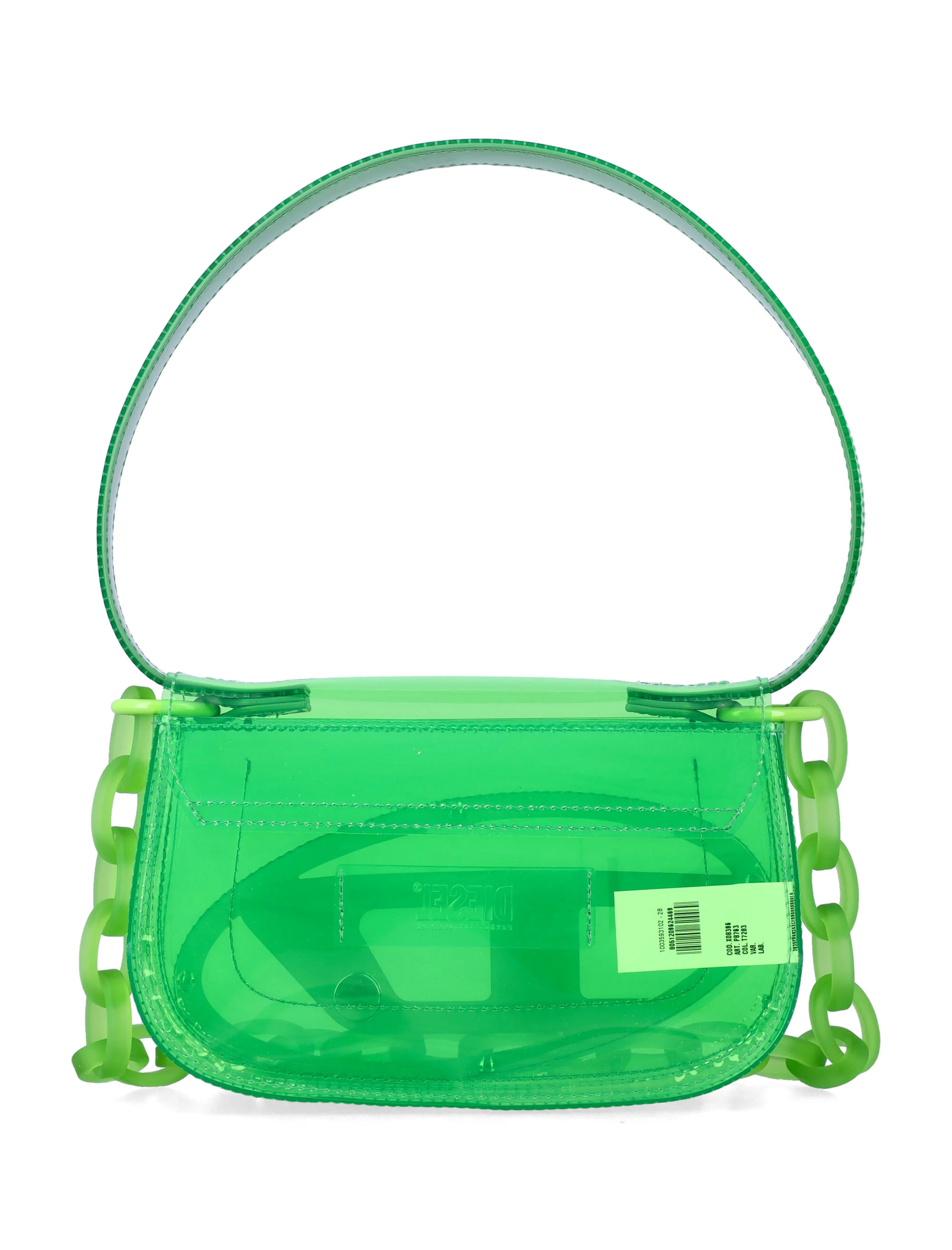 Diesel 1DR-Iconic Shoulder Bag in Transparent TPU - Image 3
