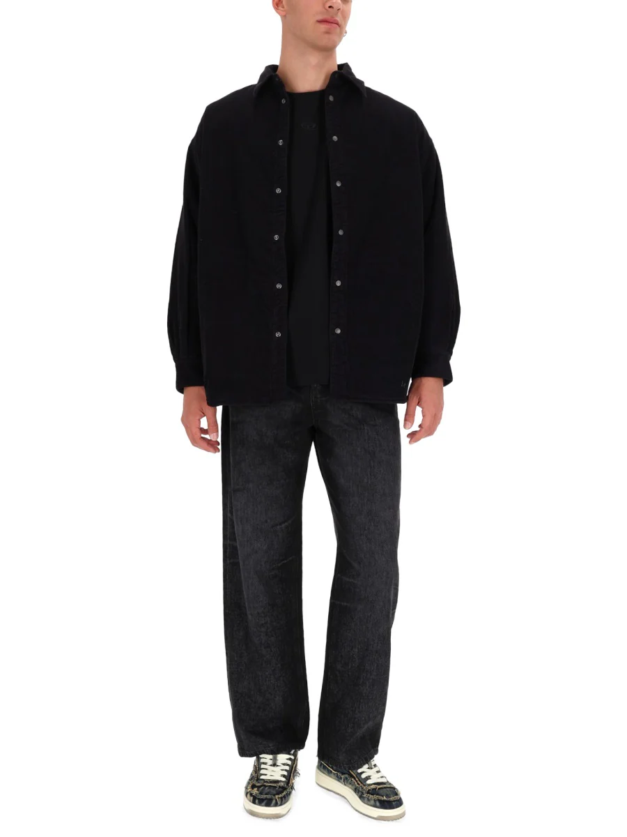 Diesel Classic Fit Cotton Shirt for Men - FW25 Collection - Image 4