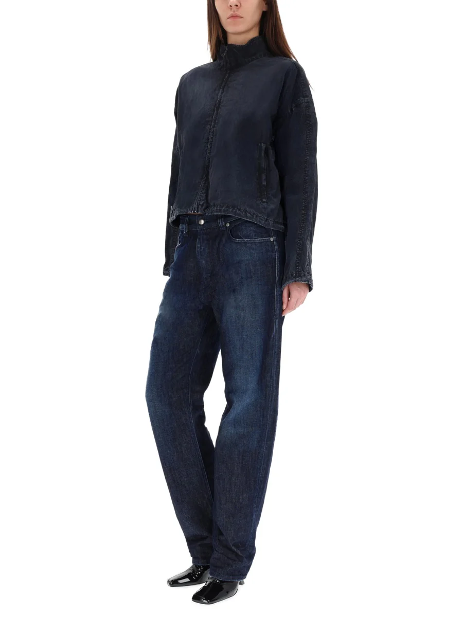 DIESEL Cropped Jacket in Recycled Nylon Taslan - Image 6