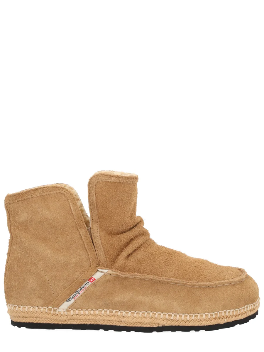 Diesel D-Lukas leather ankle boots