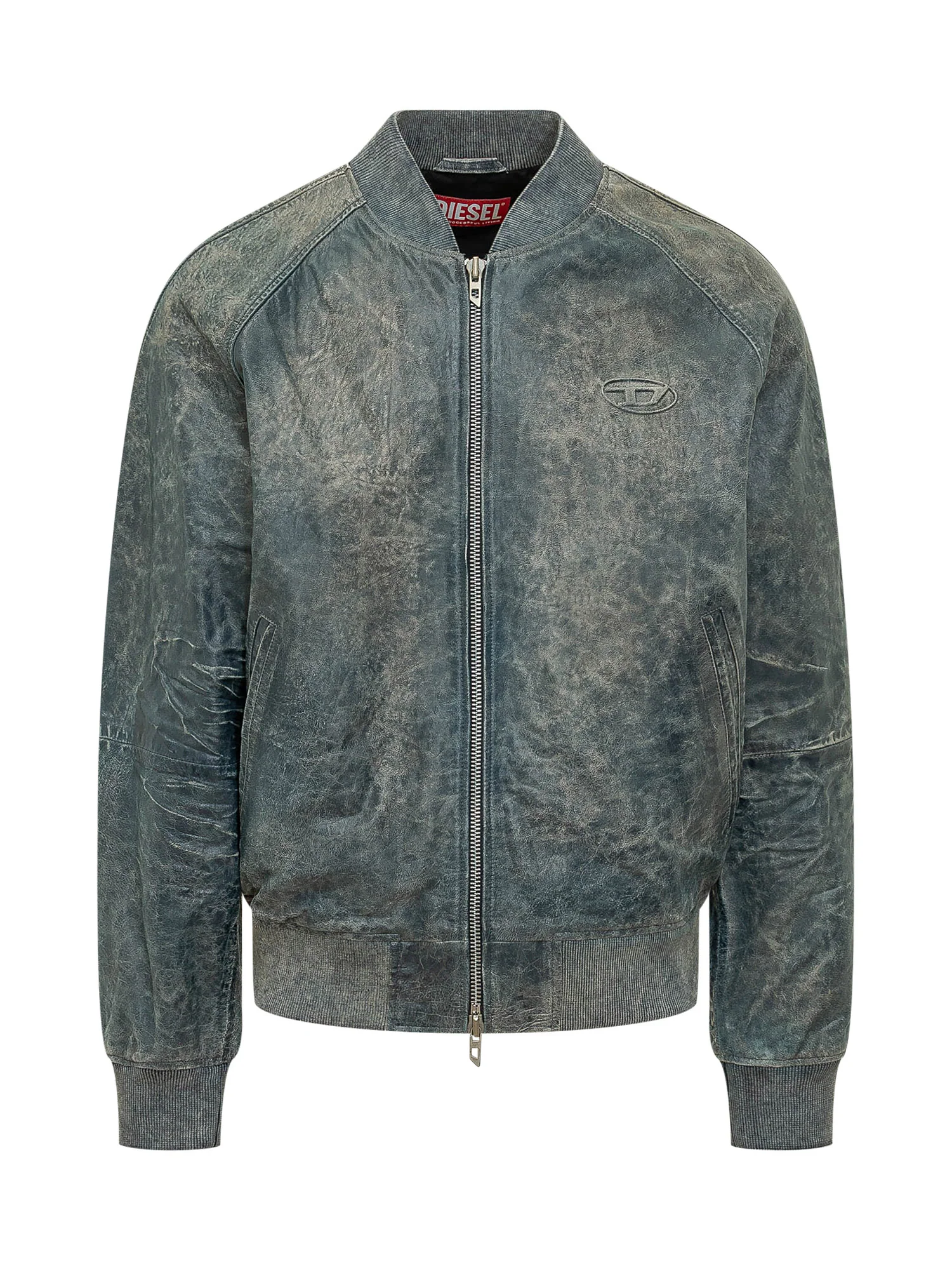 Diesel Distressed Denim Jacket - Size L