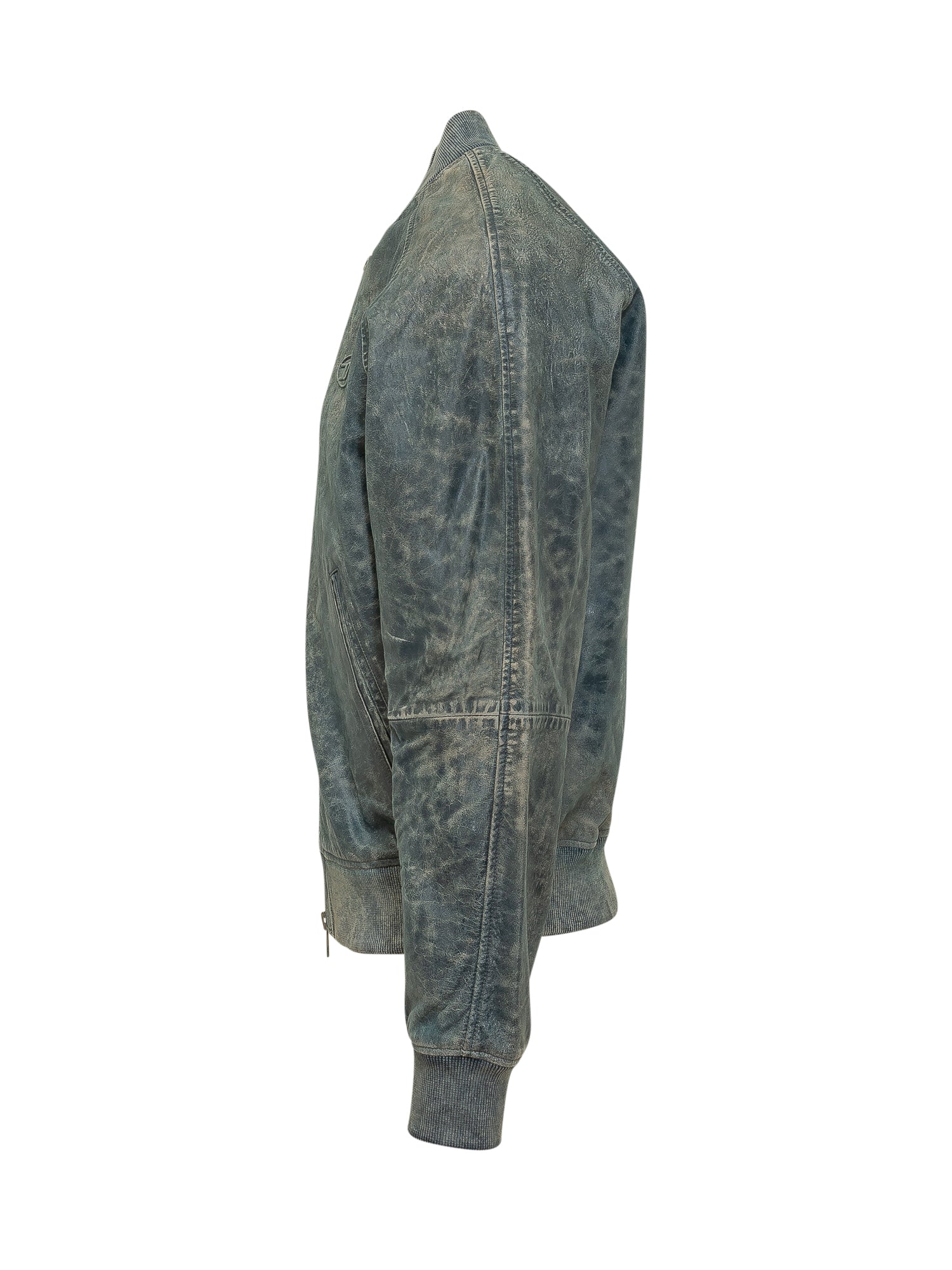Diesel Distressed Denim Jacket - Size L - Image 3
