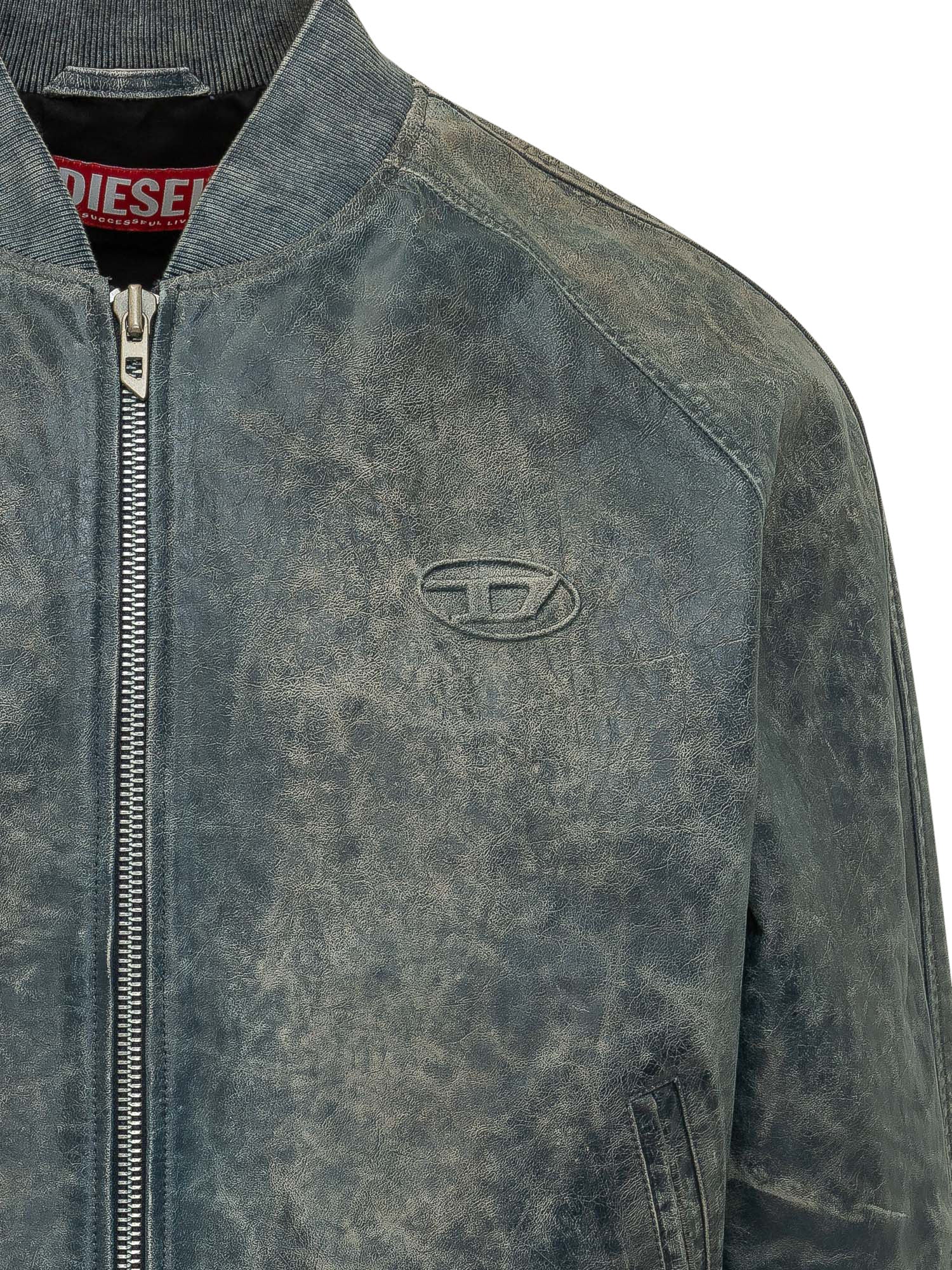 Diesel Distressed Denim Jacket - Size L - Image 4