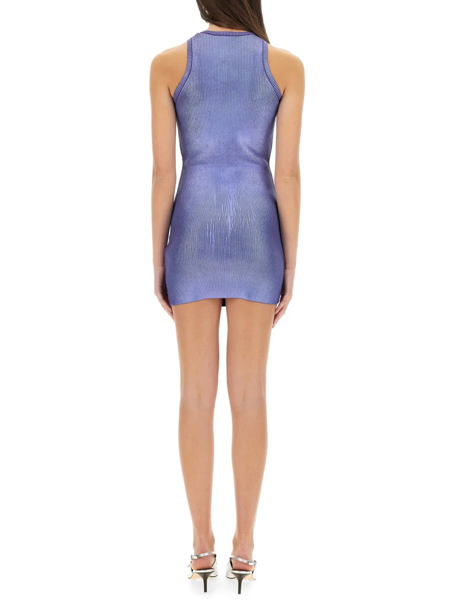 DIESEL M-Caddix-M Cut-out Ribbed Mini Dress - Image 3