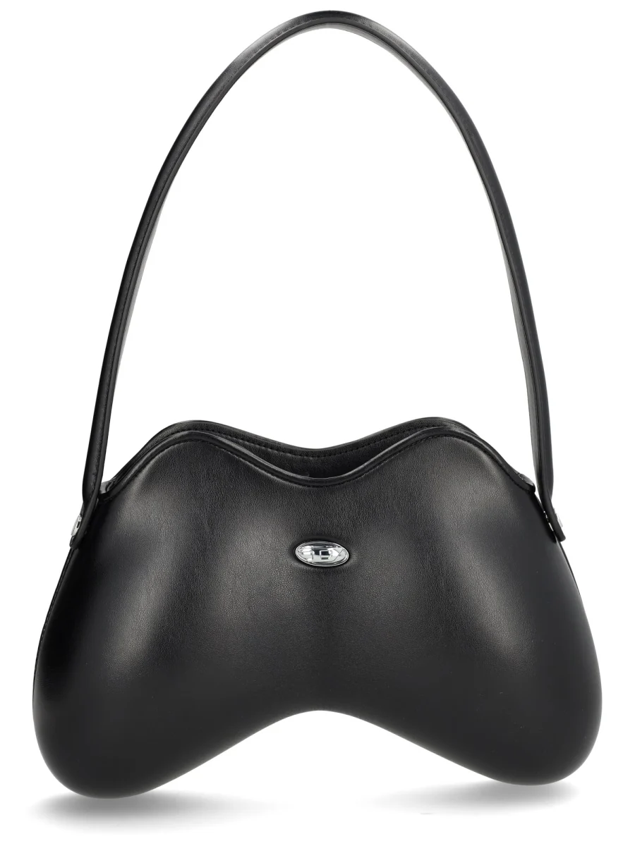 DIESEL Medium Double-D Curved Shoulder Bag