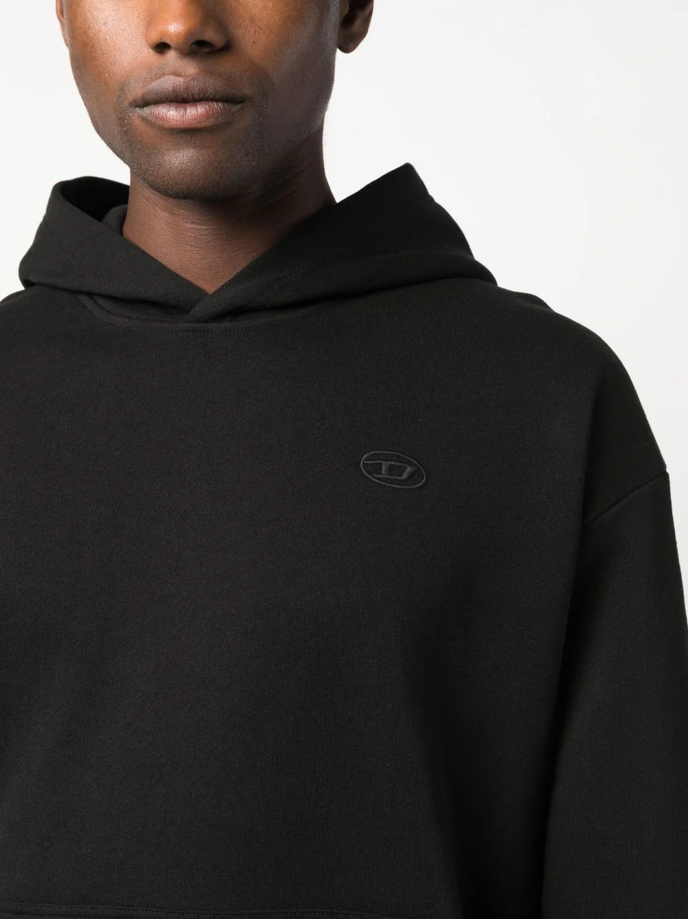 Diesel Men's Oversized Hoodie with Embroidered Details - Regular Fit - Image 5