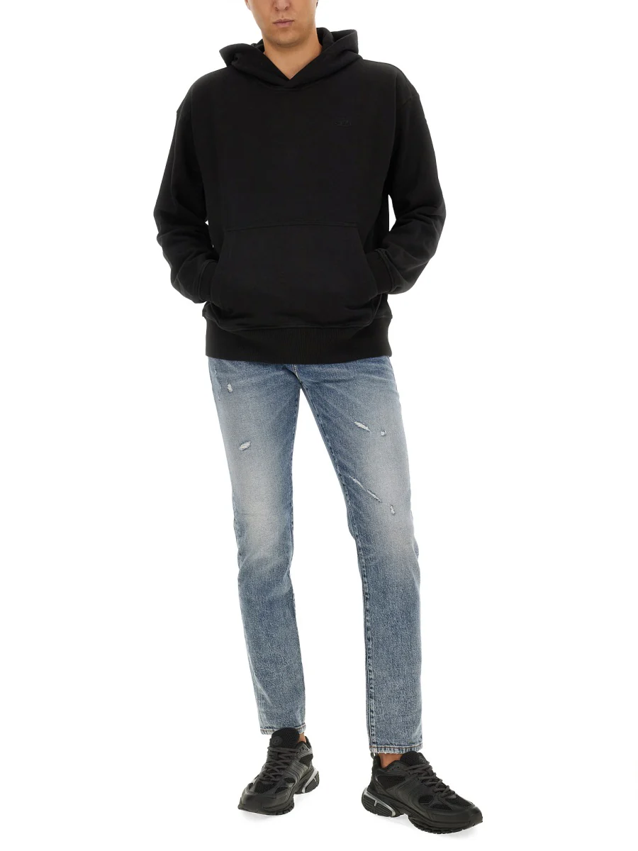 Diesel Men's Oversized Hoodie with Embroidered Details - Regular Fit - Image 7