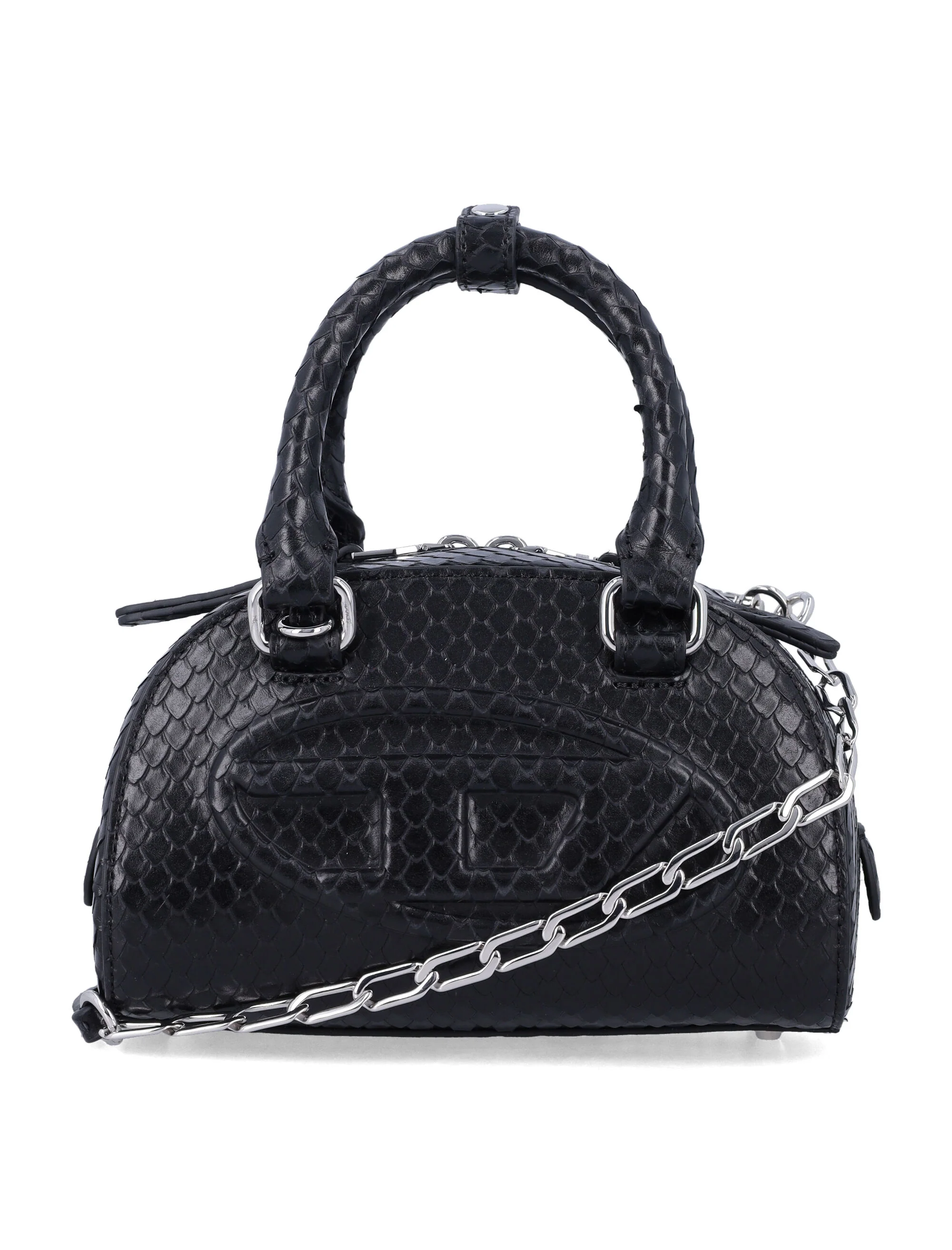Diesel Mini Dome Handbag with Textured Leather - Spring 2025