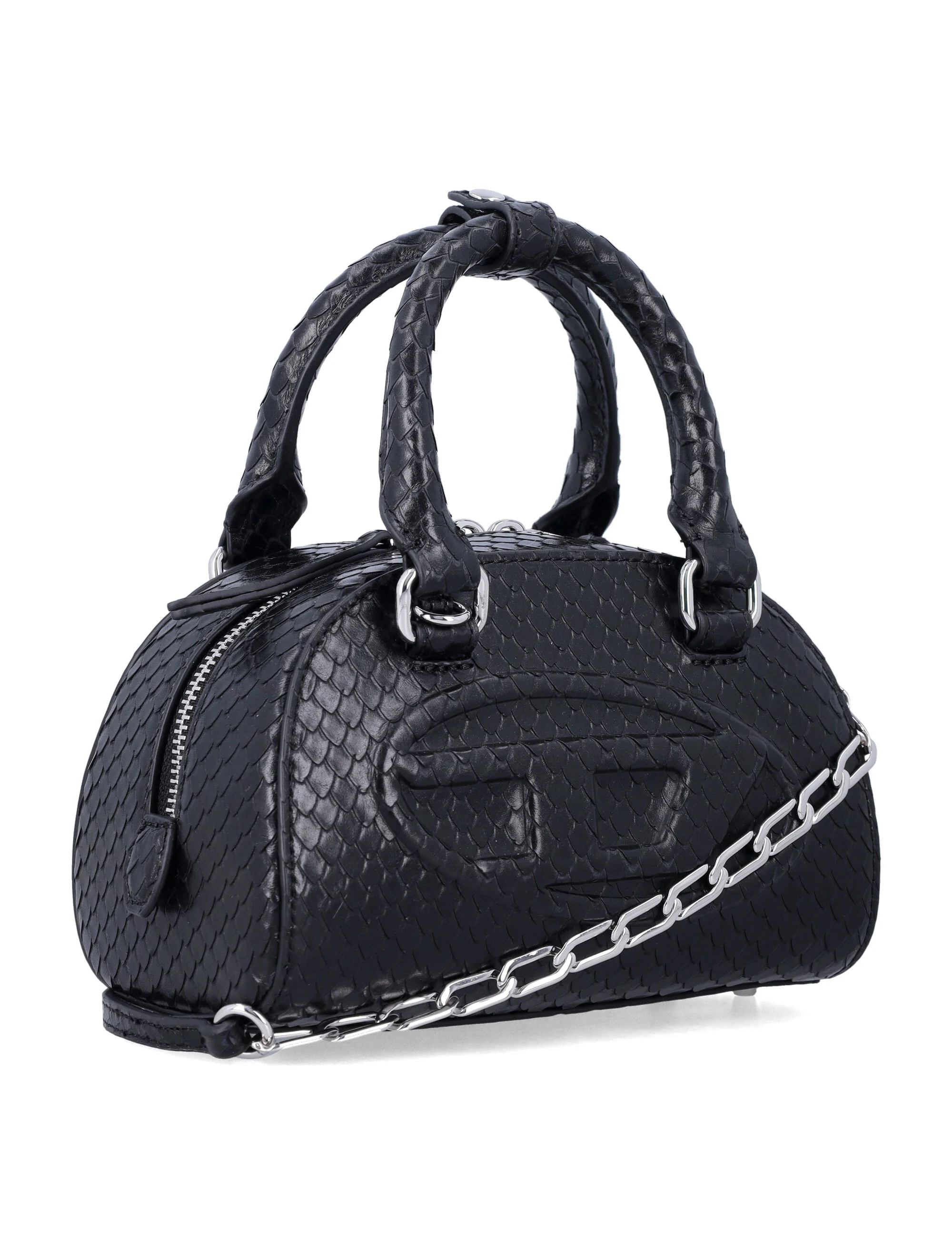 Diesel Mini Dome Handbag with Textured Leather - Spring 2025 - Image 2