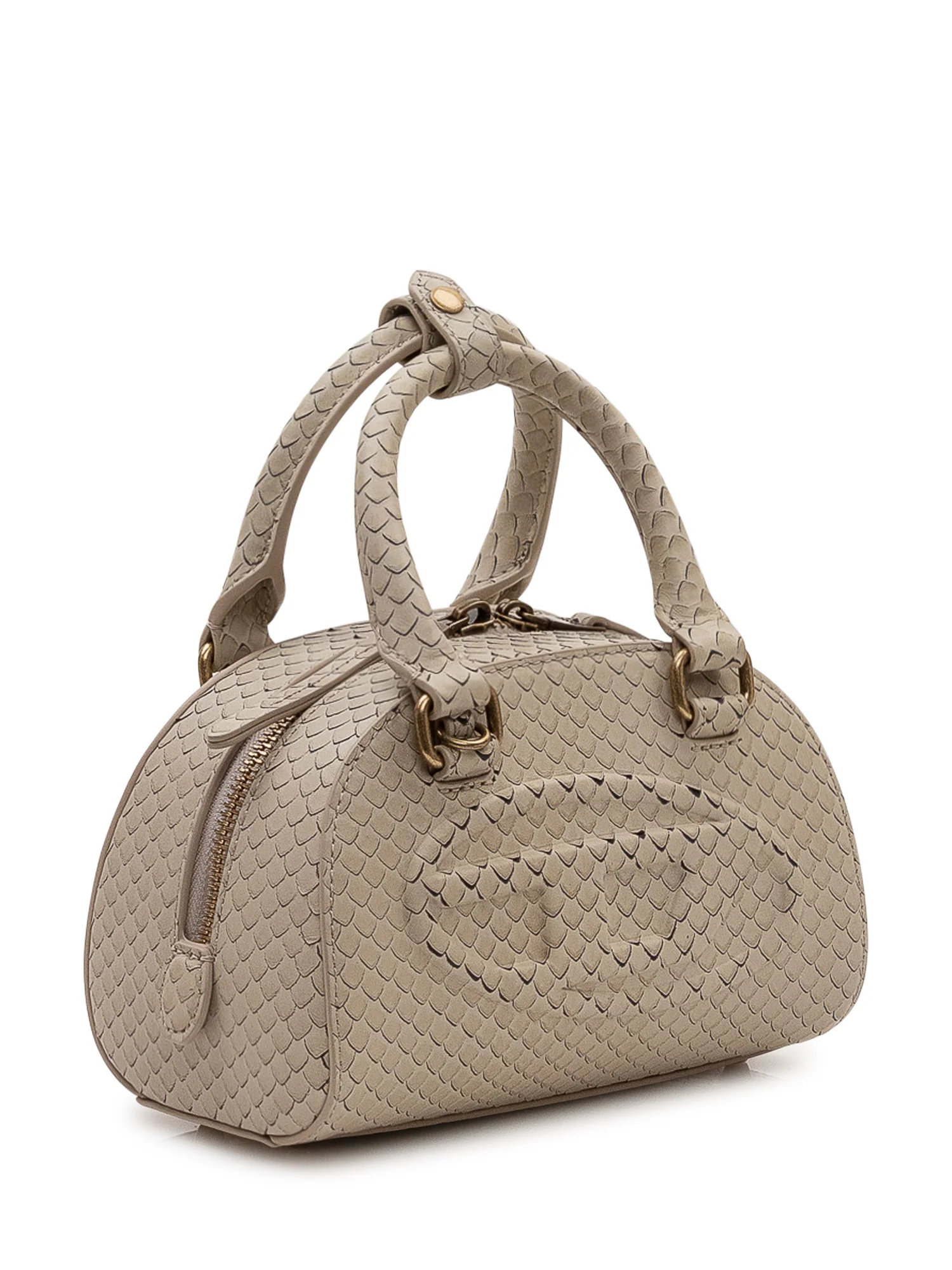 Diesel Mini Dome Shoulder Bag with Zip and Handles - Image 3