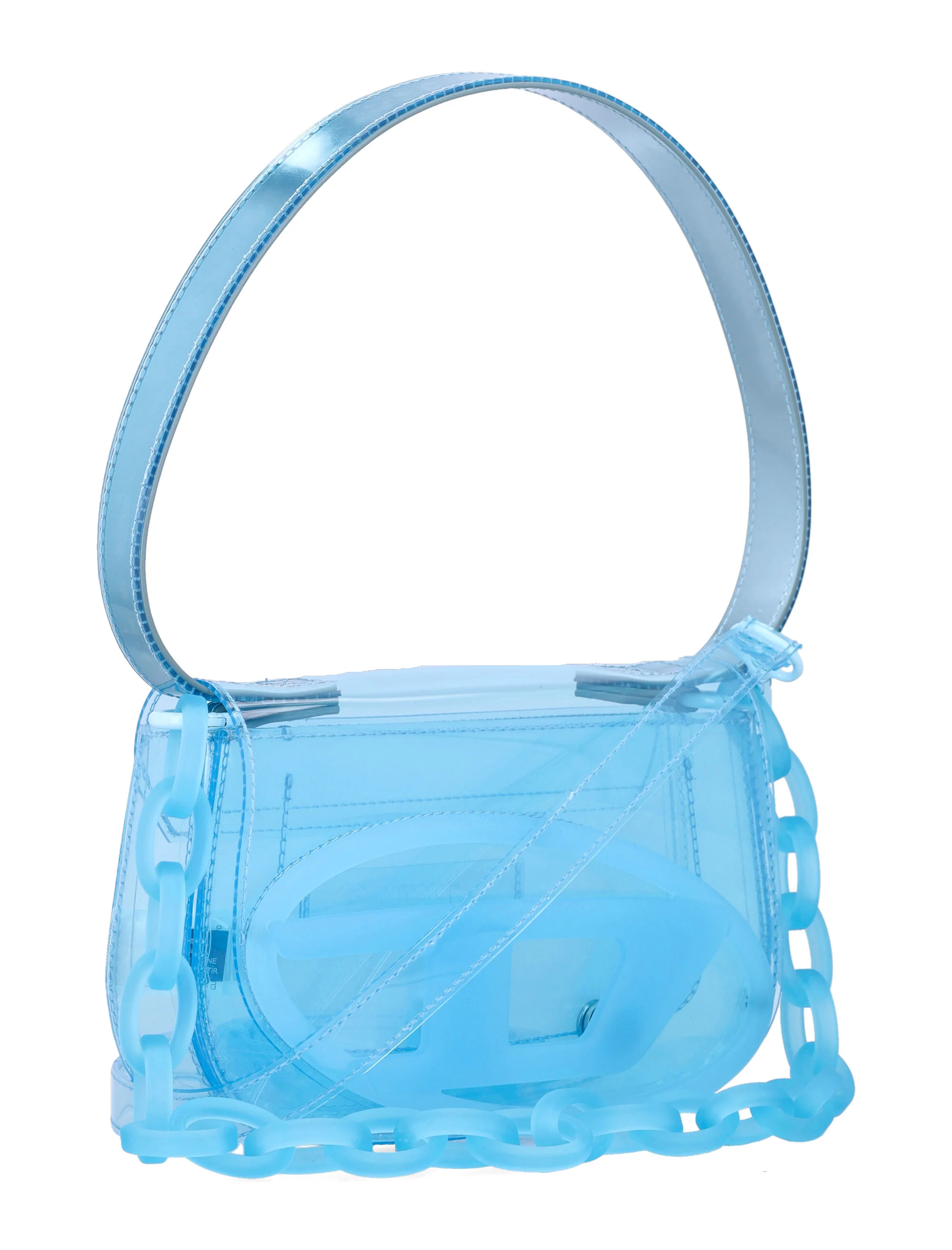 Diesel Mini Translucent Handbag with Chunky Chain Design - Image 2
