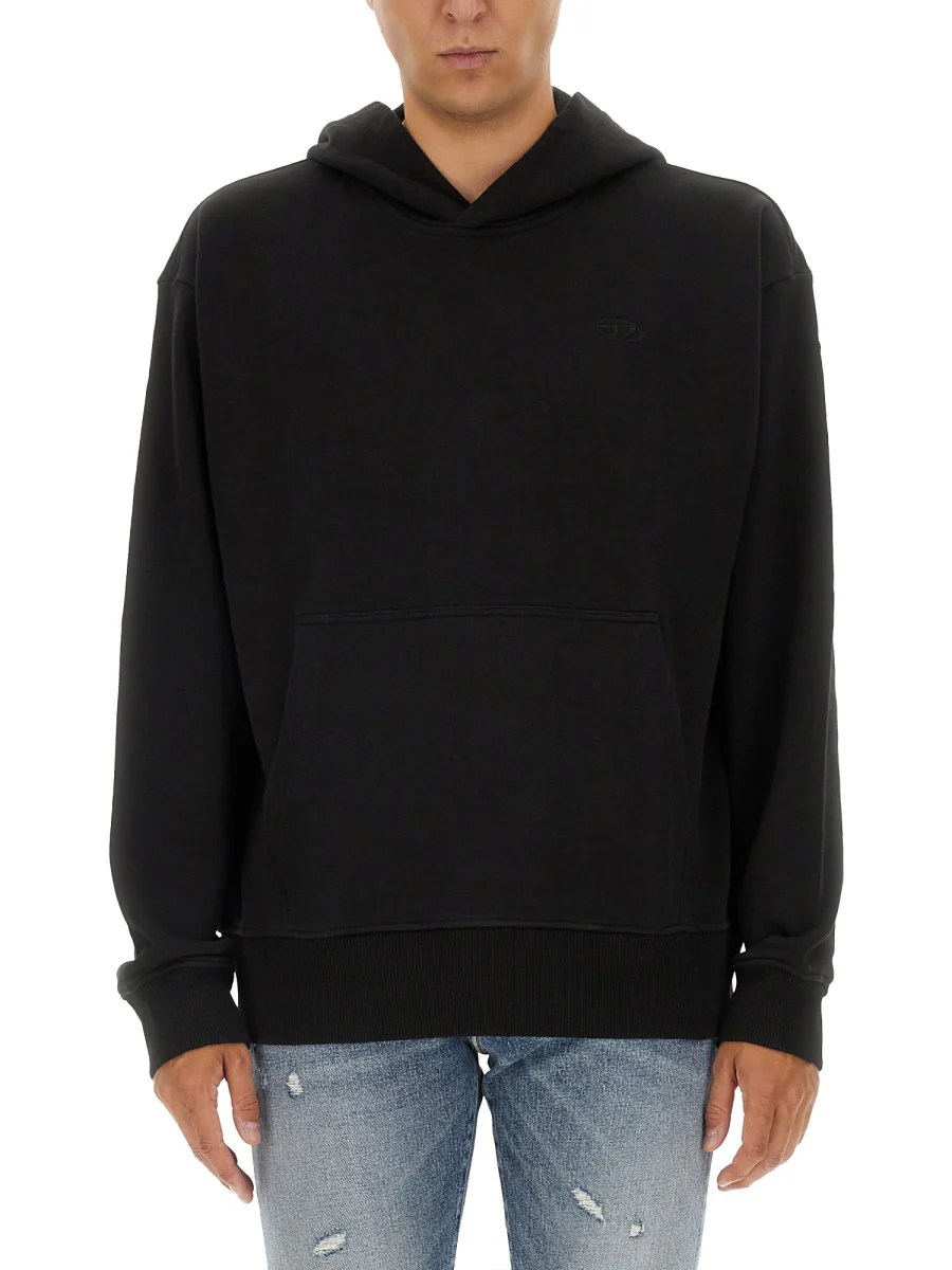 DIESEL S-macs Logo-embroidered Hoodie - Image 2
