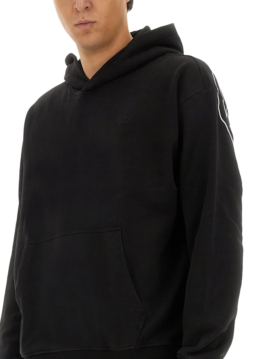 DIESEL S-macs Logo-embroidered Hoodie - Image 6