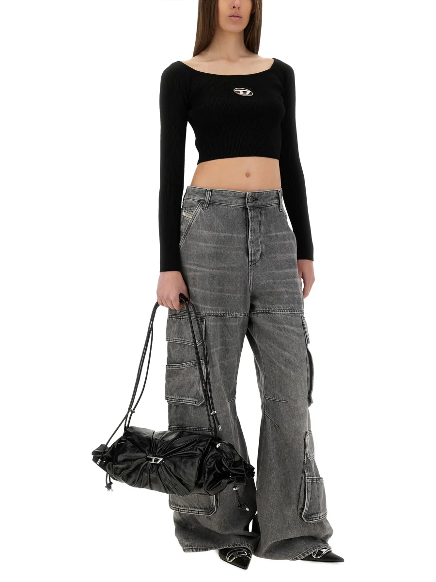 Diesel Slim Fit Long Sleeve Top - Image 2