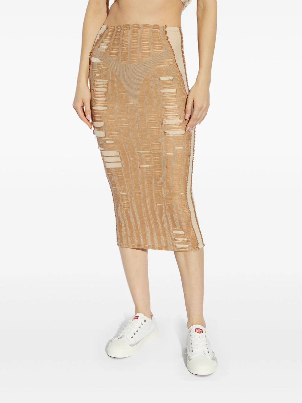 Diesel Slim Fit Mini Skirt - Image 6