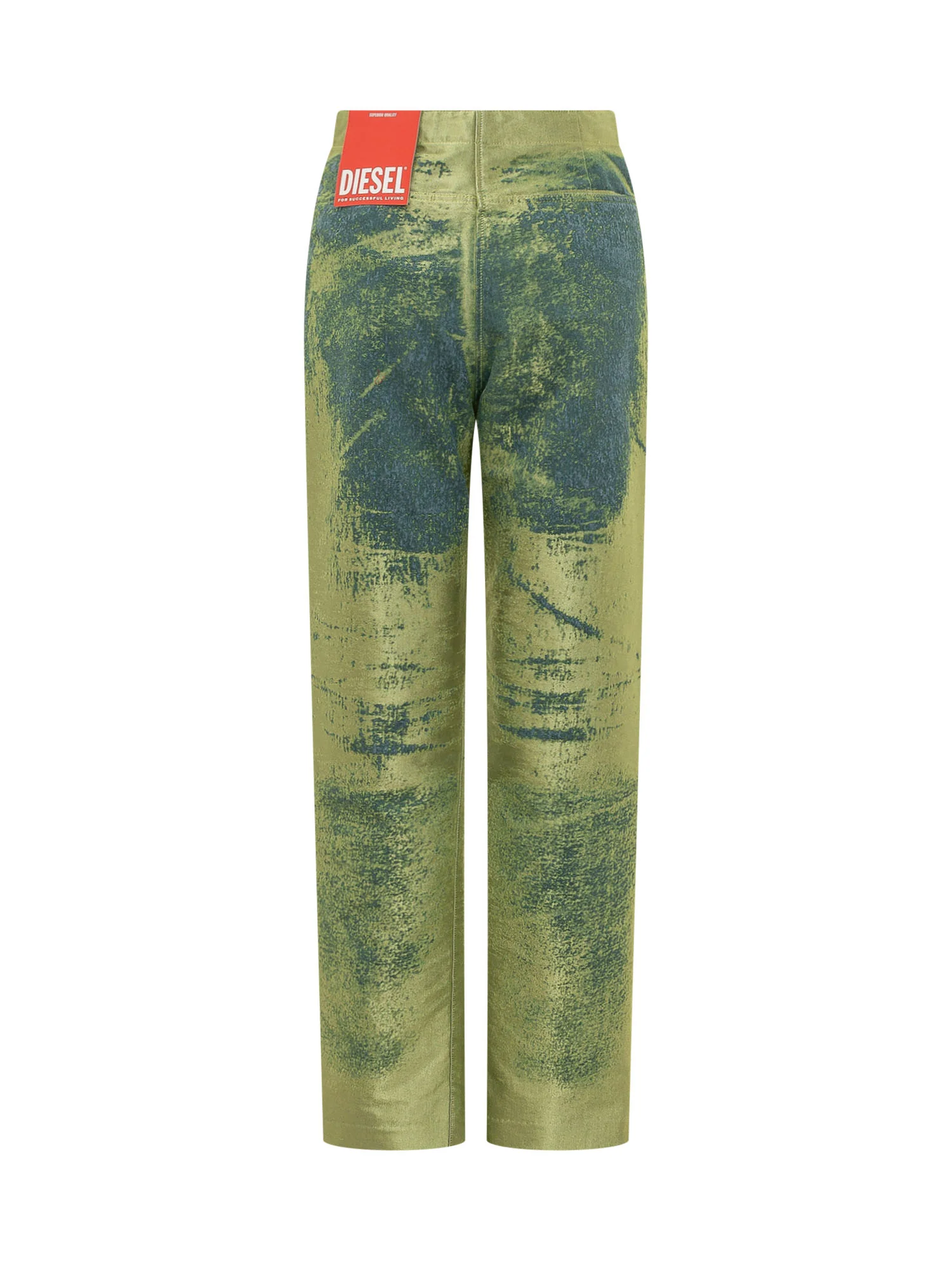 Diesel Straight Leg Abstract Print Trousers (SS26 Edition) - Image 2