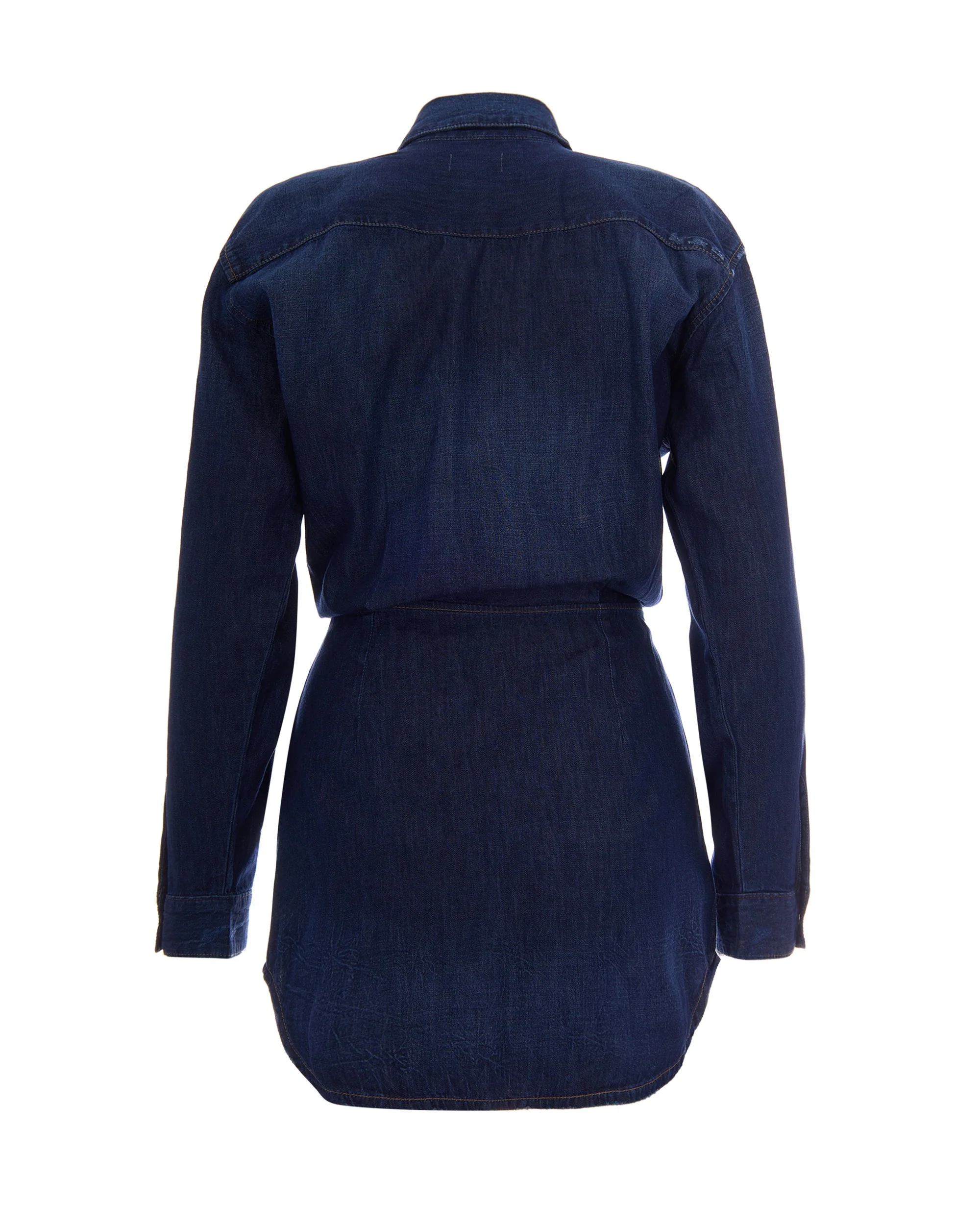 Diesel Women's Mini Dress with Hidden Button Closure and Tie-Front Detail - Size S - Image 6