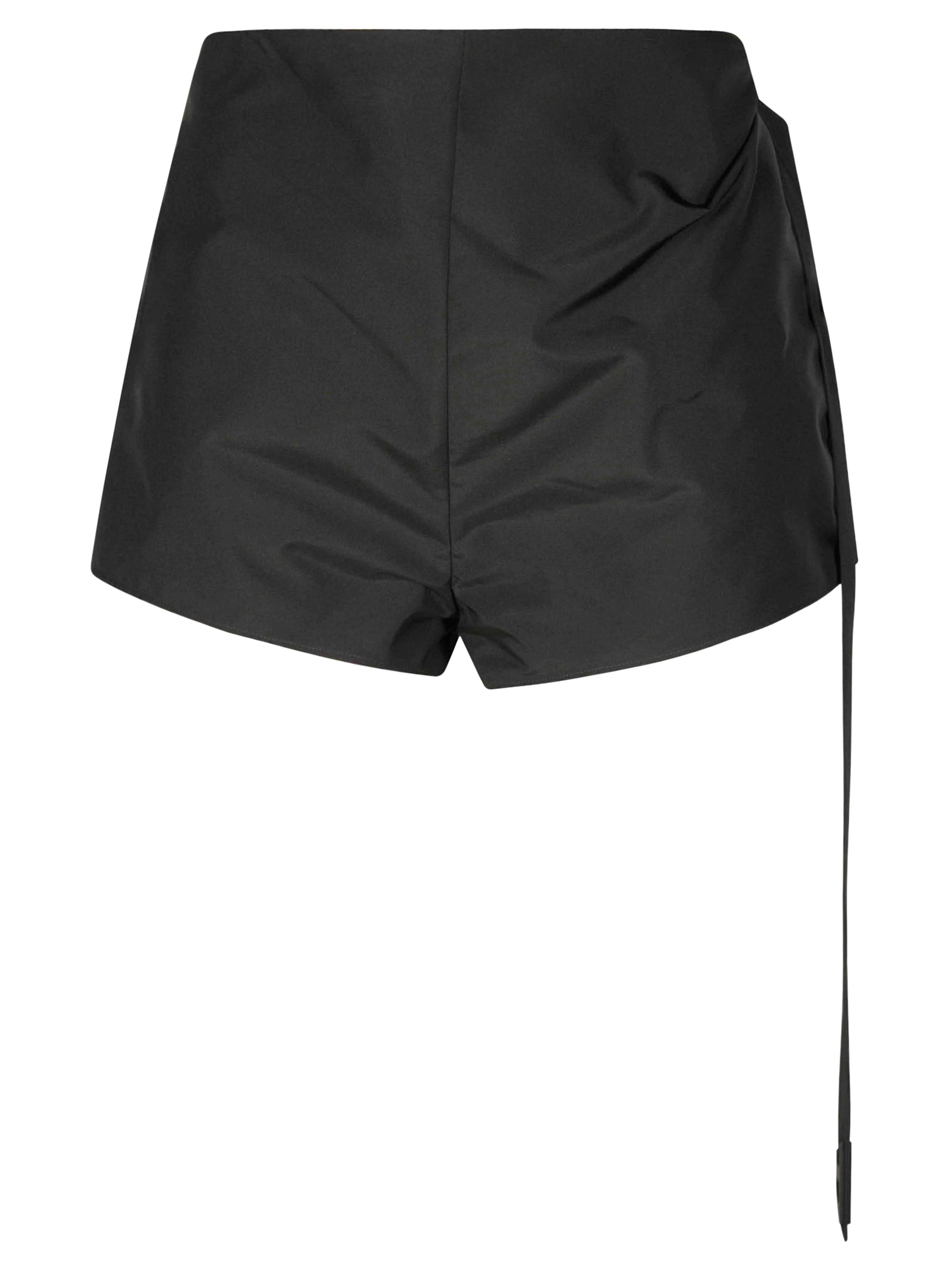 Diesel Women's Taffeta Shorts with Wrap Effect