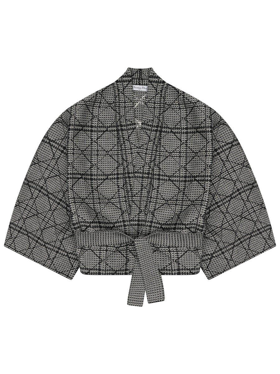 Dior Elegant Cannage Pattern Jacket for Women - FW25