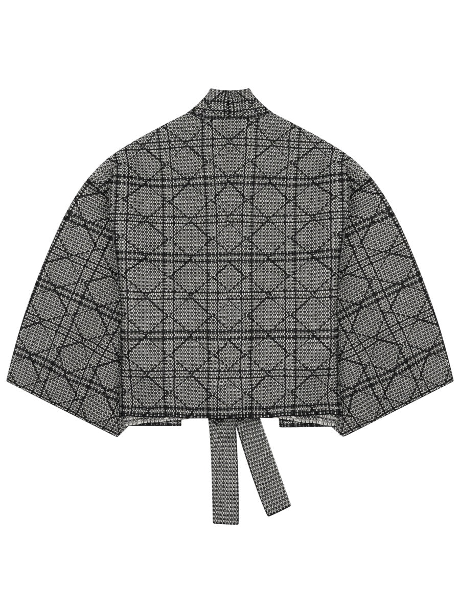 Dior Elegant Cannage Pattern Jacket for Women - FW25 - Image 2
