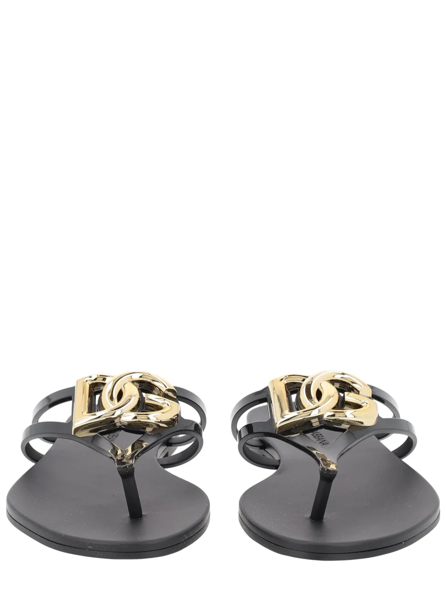 DOLCE & GABBANA 26 S/S 슬라이드 with 로고 - Image 3