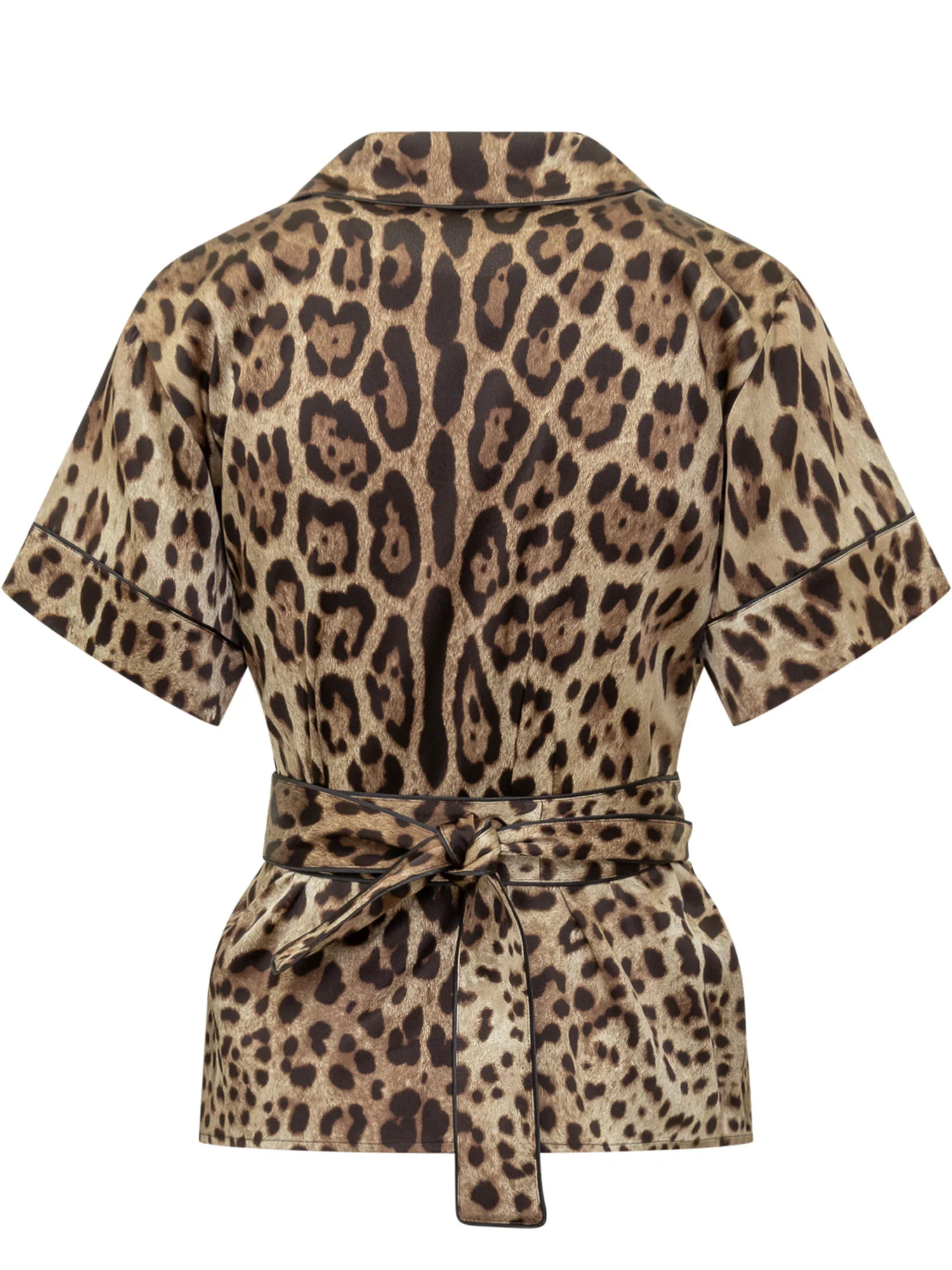 Dolce & Gabbana Animal Print Short-Sleeve Shirt - Image 2