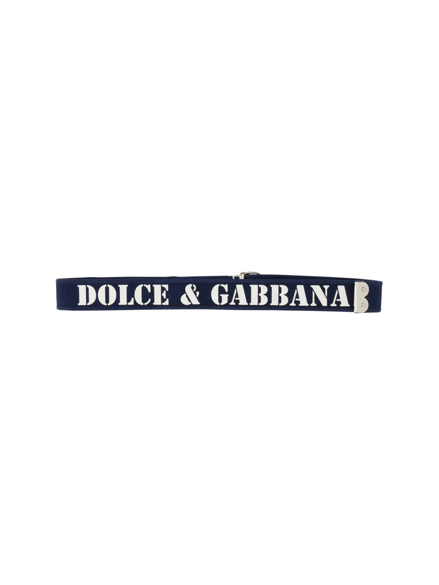 DOLCE & GABBANA Calfskin Belt with DG Logo - Image 3
