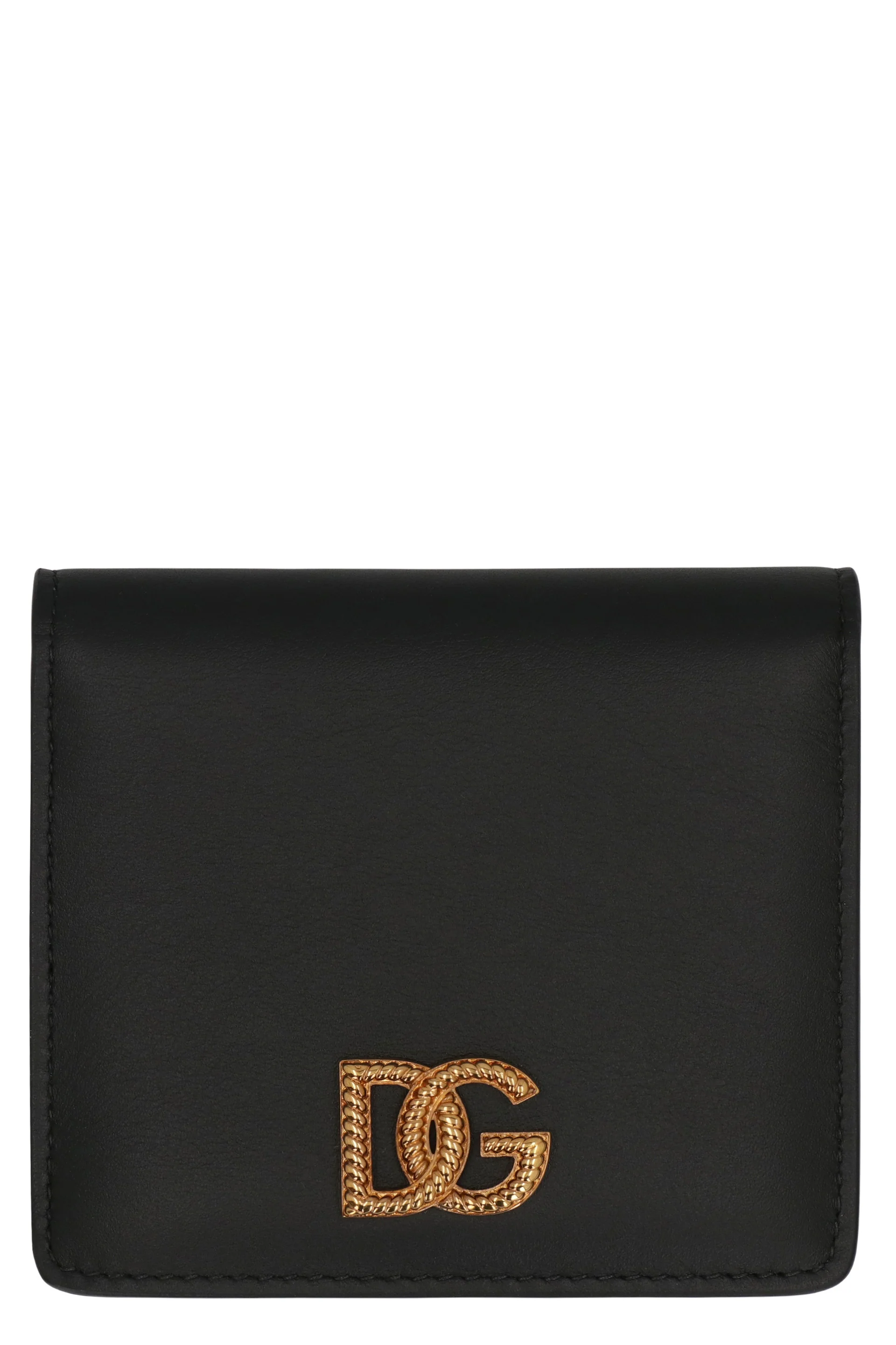 DOLCE & GABBANA Calfskin Wallet with DG Logo for Women - Image 4