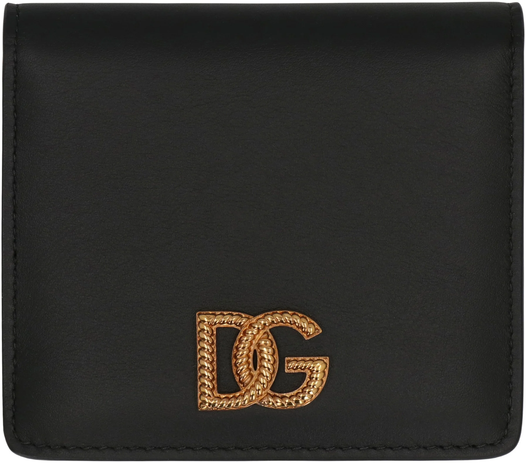 DOLCE & GABBANA Calfskin Wallet with DG Logo for Women - Image 5