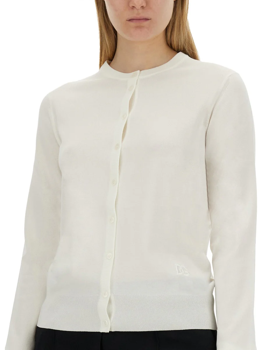 Dolce & Gabbana Cardigan with Elegant Detailing - Size 44 IT - Image 4