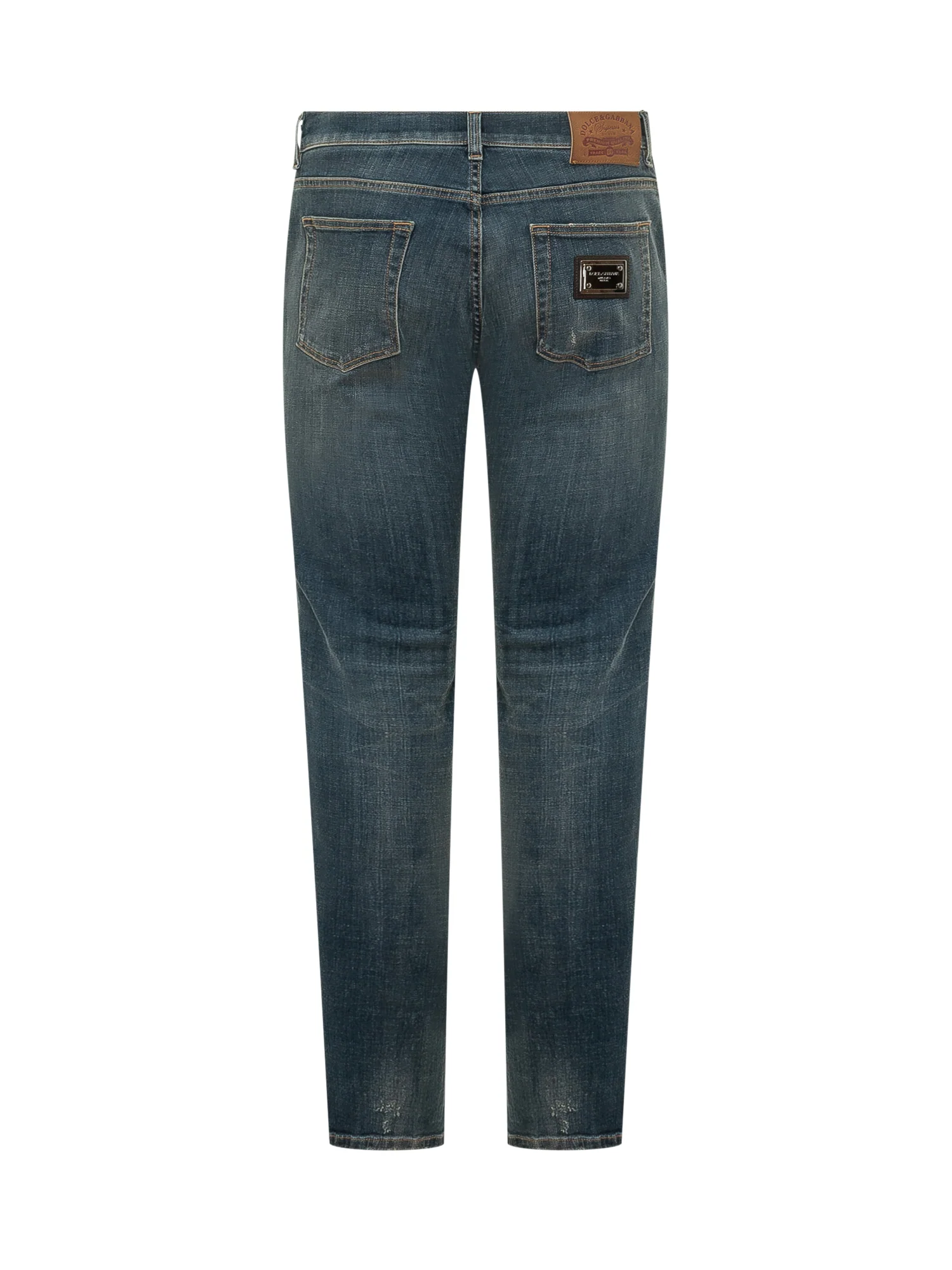Dolce & Gabbana Classic 5-Pocket Denim Jeans with Button Closure - Image 2